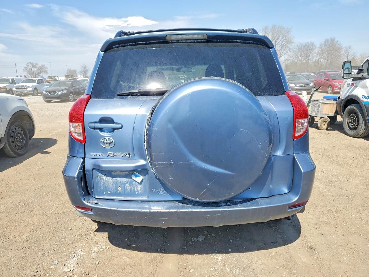 2008 Toyota Rav4 Base Синий vin: JTMBD33V786067189