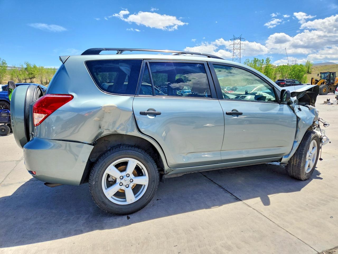 2008 Toyota Rav4 Base Green vin: JTMBD33V786070142