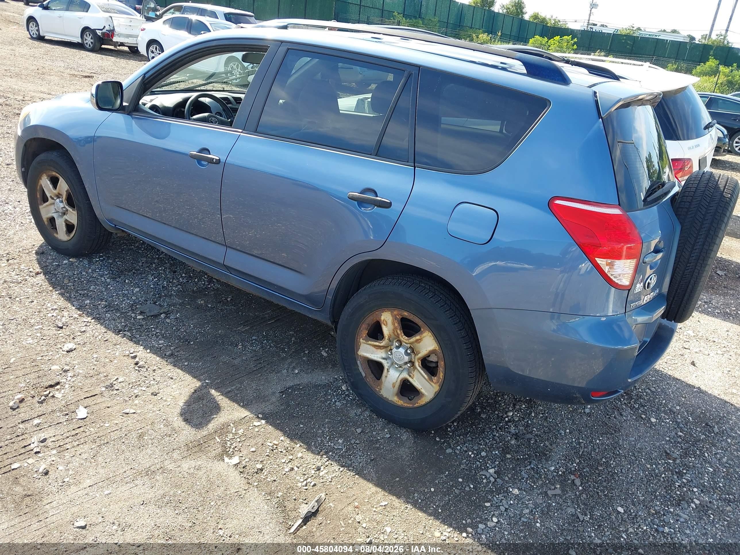 2008 Toyota Rav4   Blue vin: JTMBD33V786073719