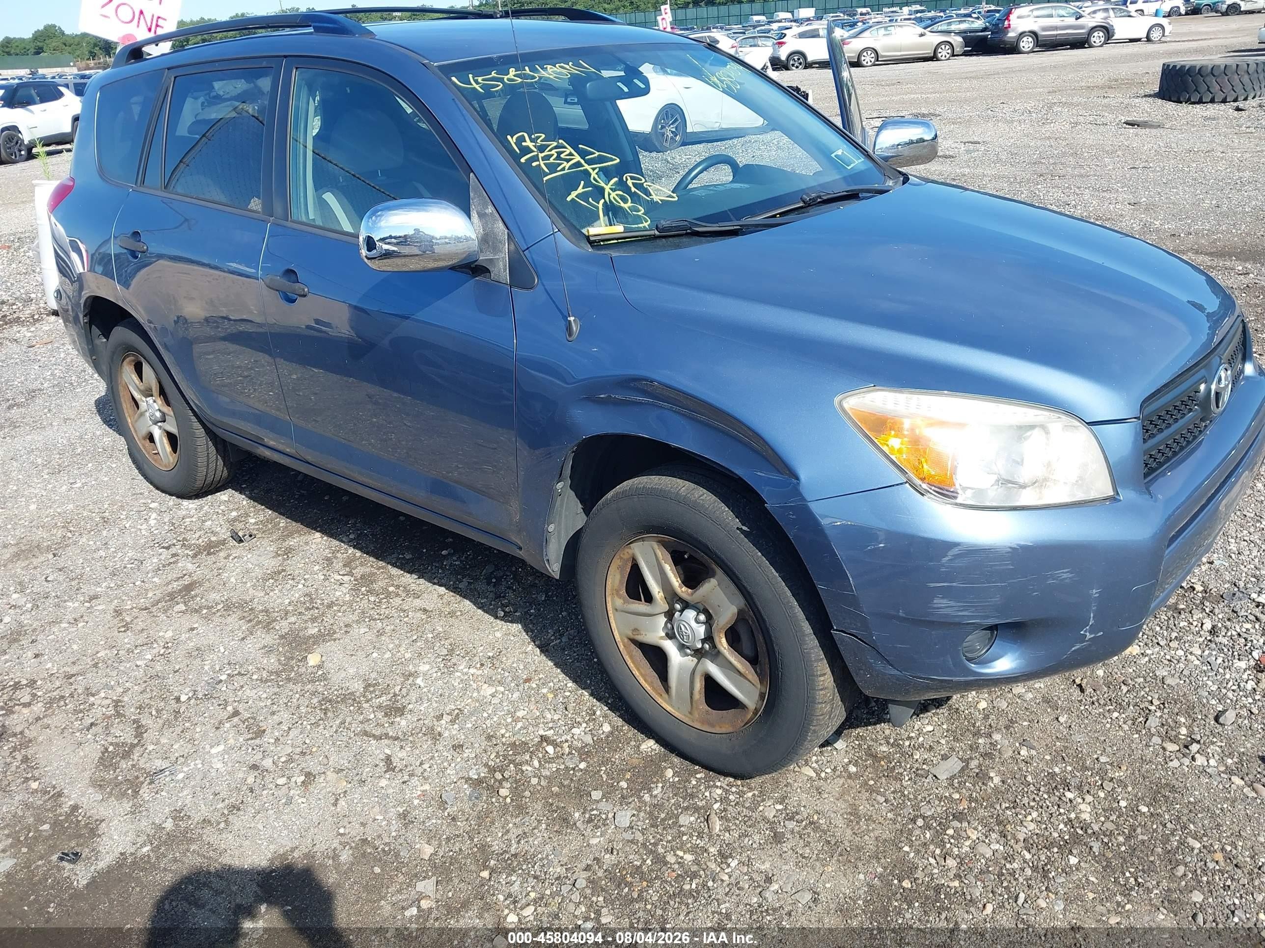 2008 Toyota Rav4   Blue vin: JTMBD33V786073719