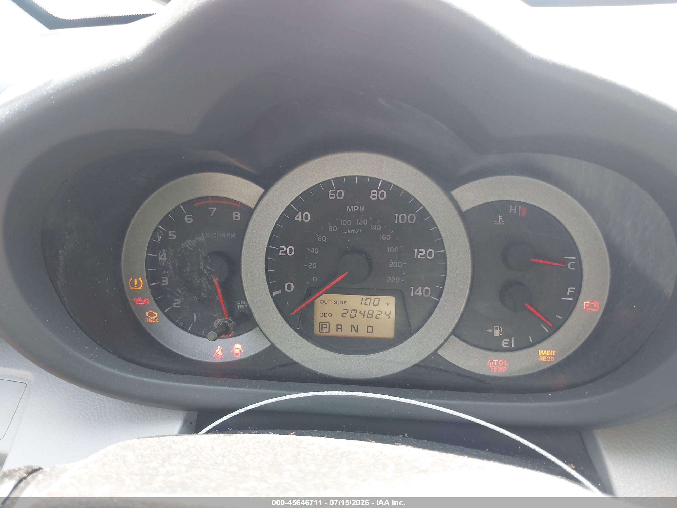 2008 Toyota Rav4   Red vin: JTMBD33V786074093