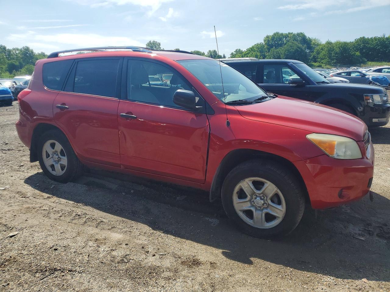 2008 Toyota Rav4 Base Red vin: JTMBD33V786075535