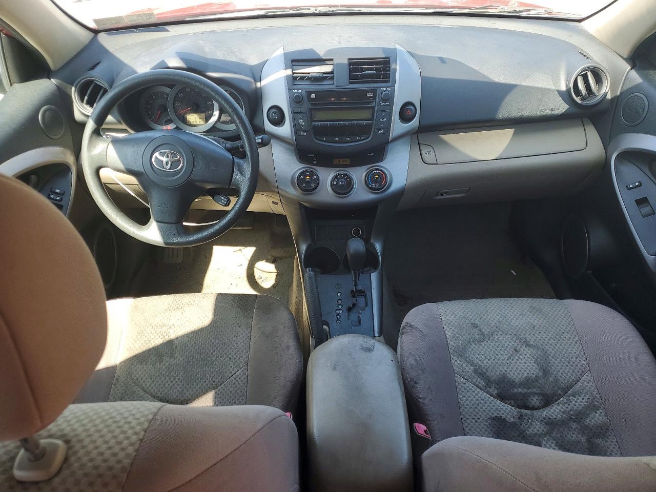 2008 Toyota Rav4 Base Red vin: JTMBD33V786075535