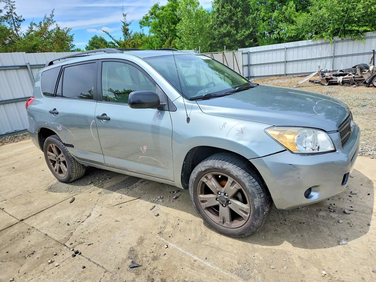 2008 Toyota Rav4 Base Gray vin: JTMBD33V786079102