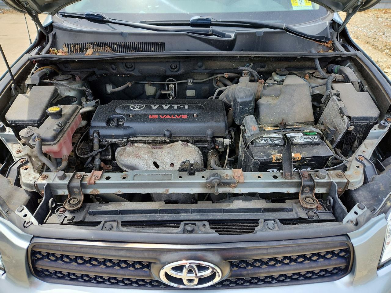 2008 Toyota Rav4 Base Gray vin: JTMBD33V786079102