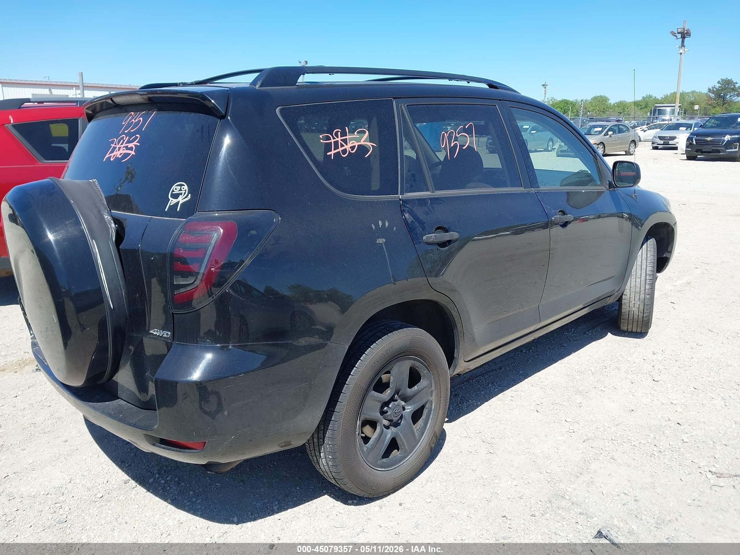 2006 Toyota Rav4   Black vin: JTMBD33V865010034