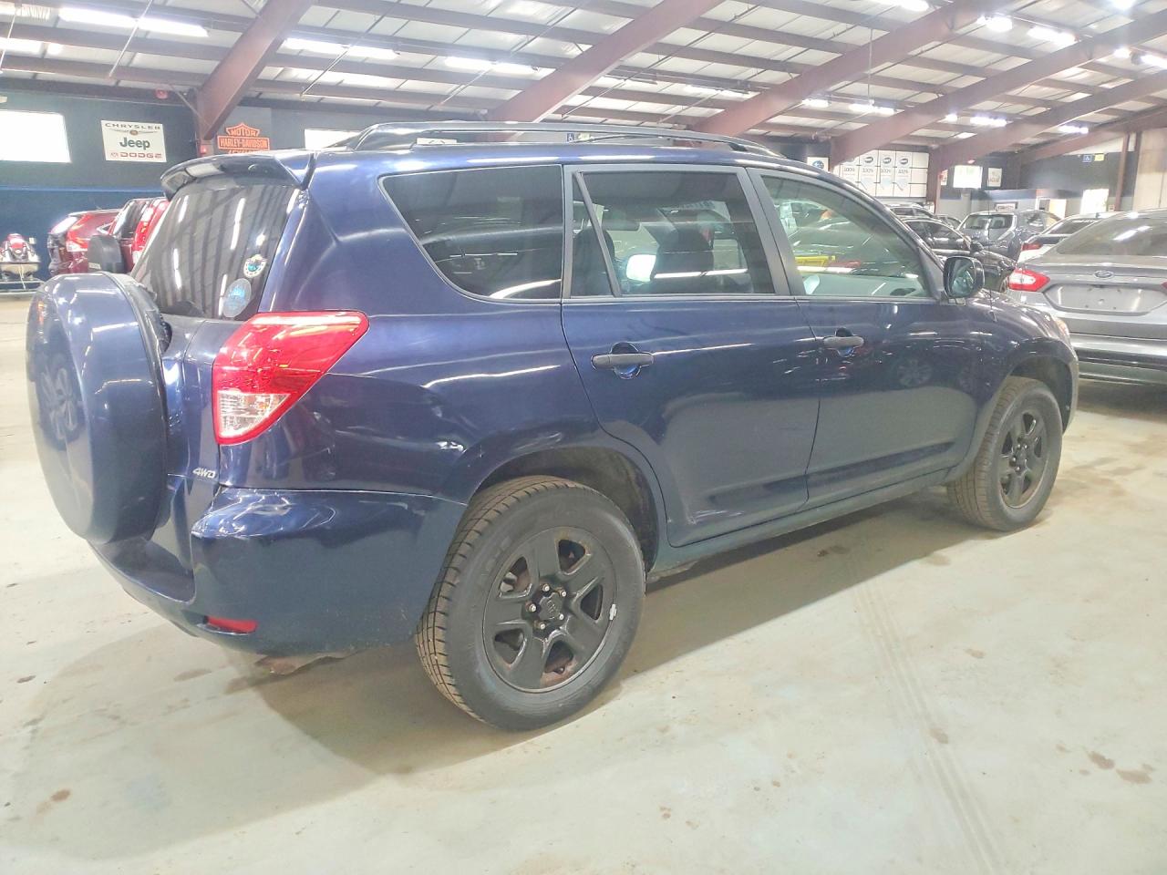 2007 Toyota Rav4 Base Blue vin: JTMBD33V875069490
