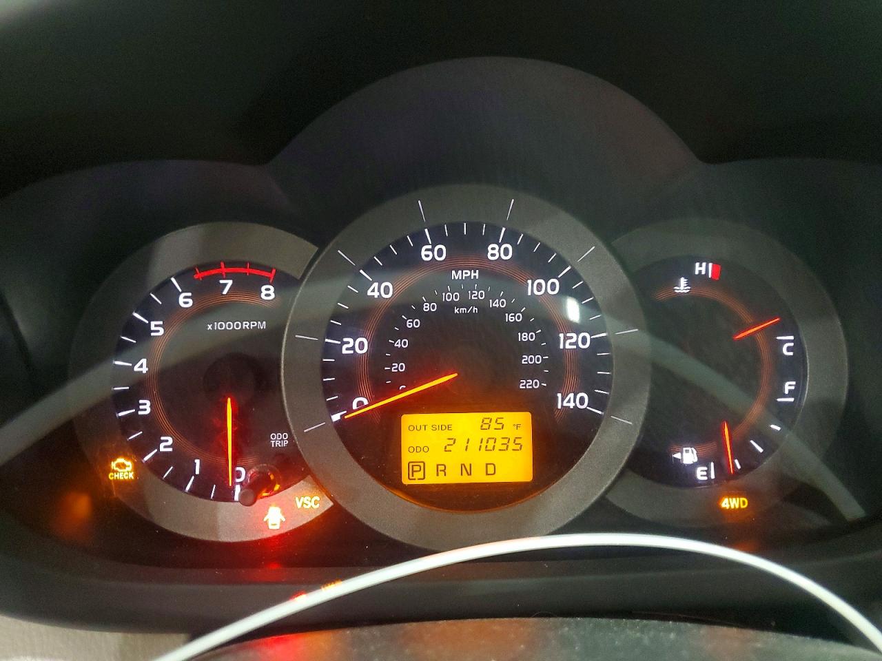 2007 Toyota Rav4 Base Blue vin: JTMBD33V875069490