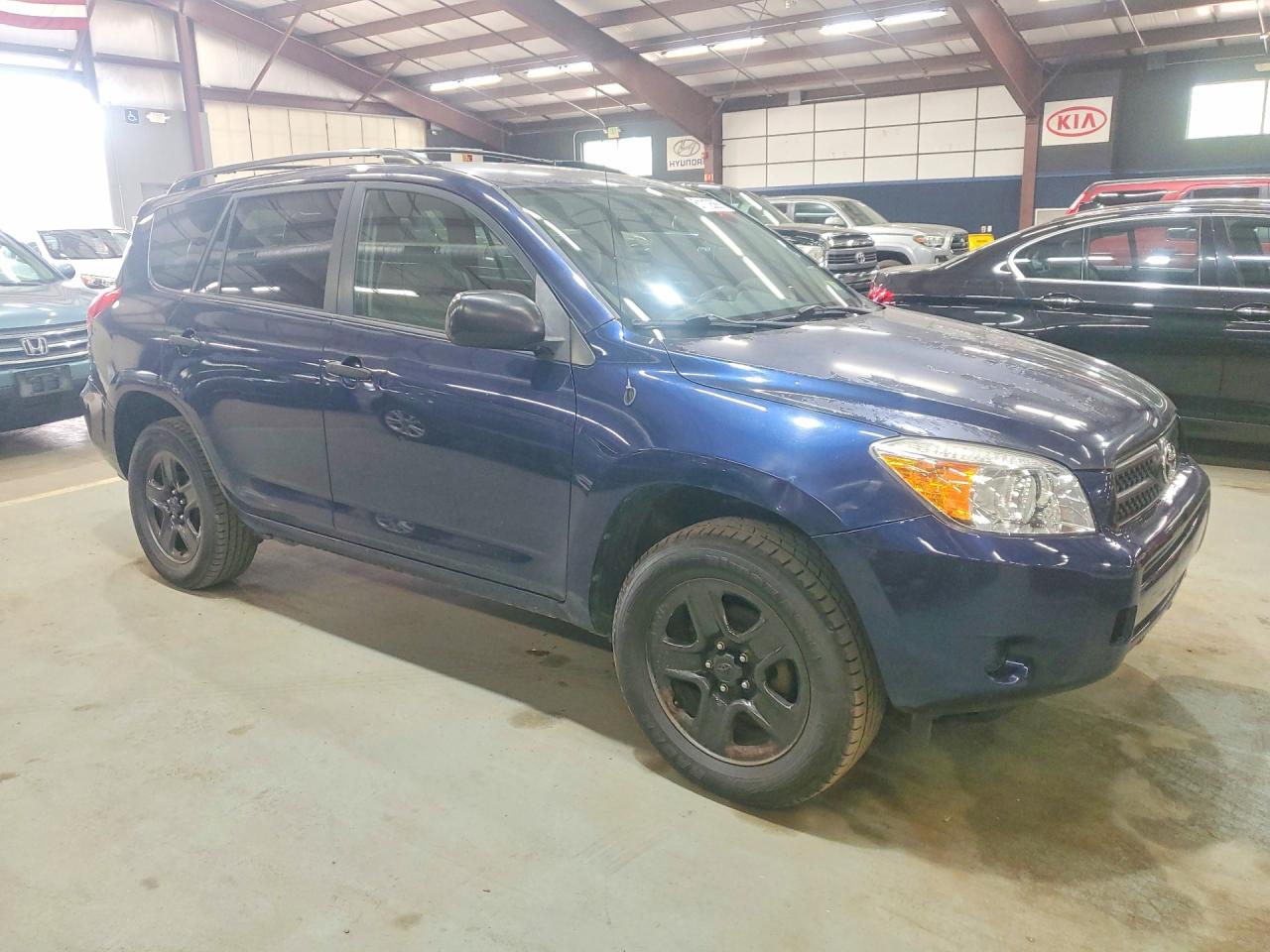 2007 Toyota Rav4 Base Blue vin: JTMBD33V875069490