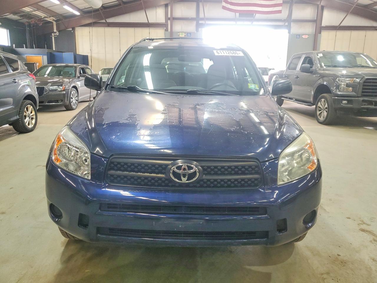 2007 Toyota Rav4 Base Blue vin: JTMBD33V875069490