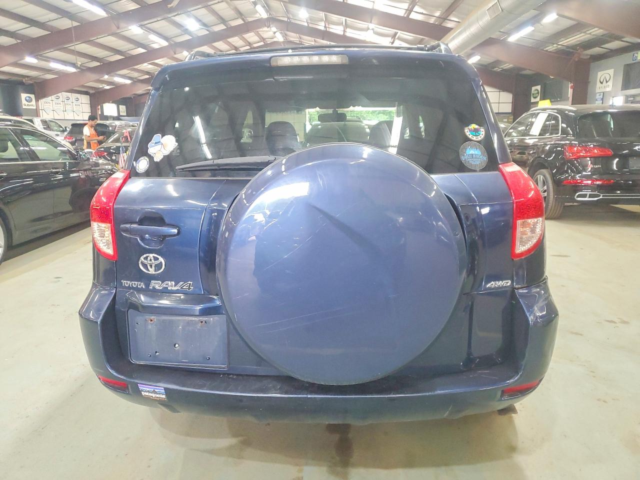 2007 Toyota Rav4 Base Blue vin: JTMBD33V875069490