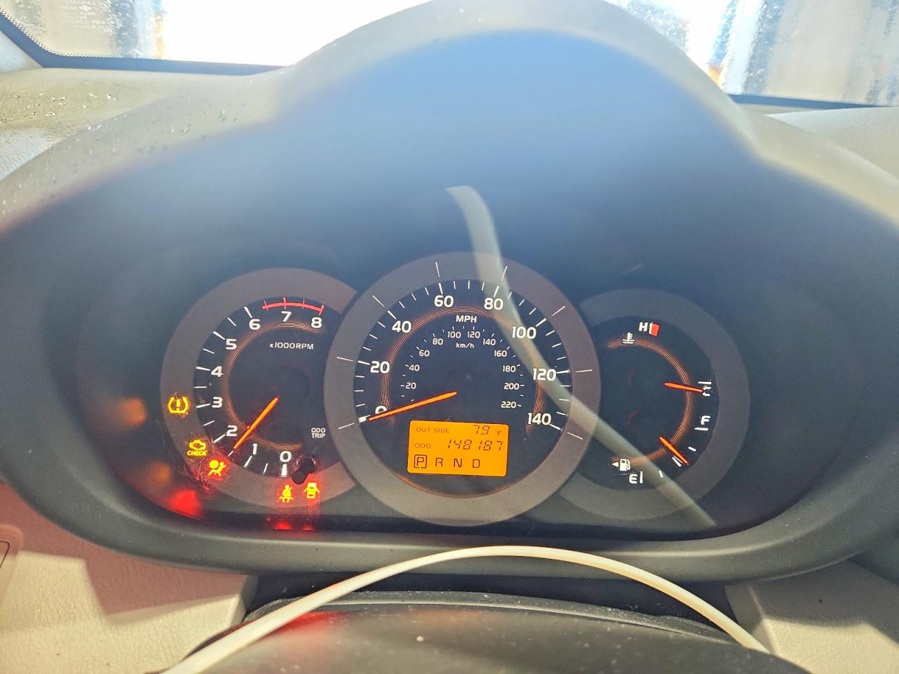 2007 Toyota Rav4 Base Красный vin: JTMBD33V875106750