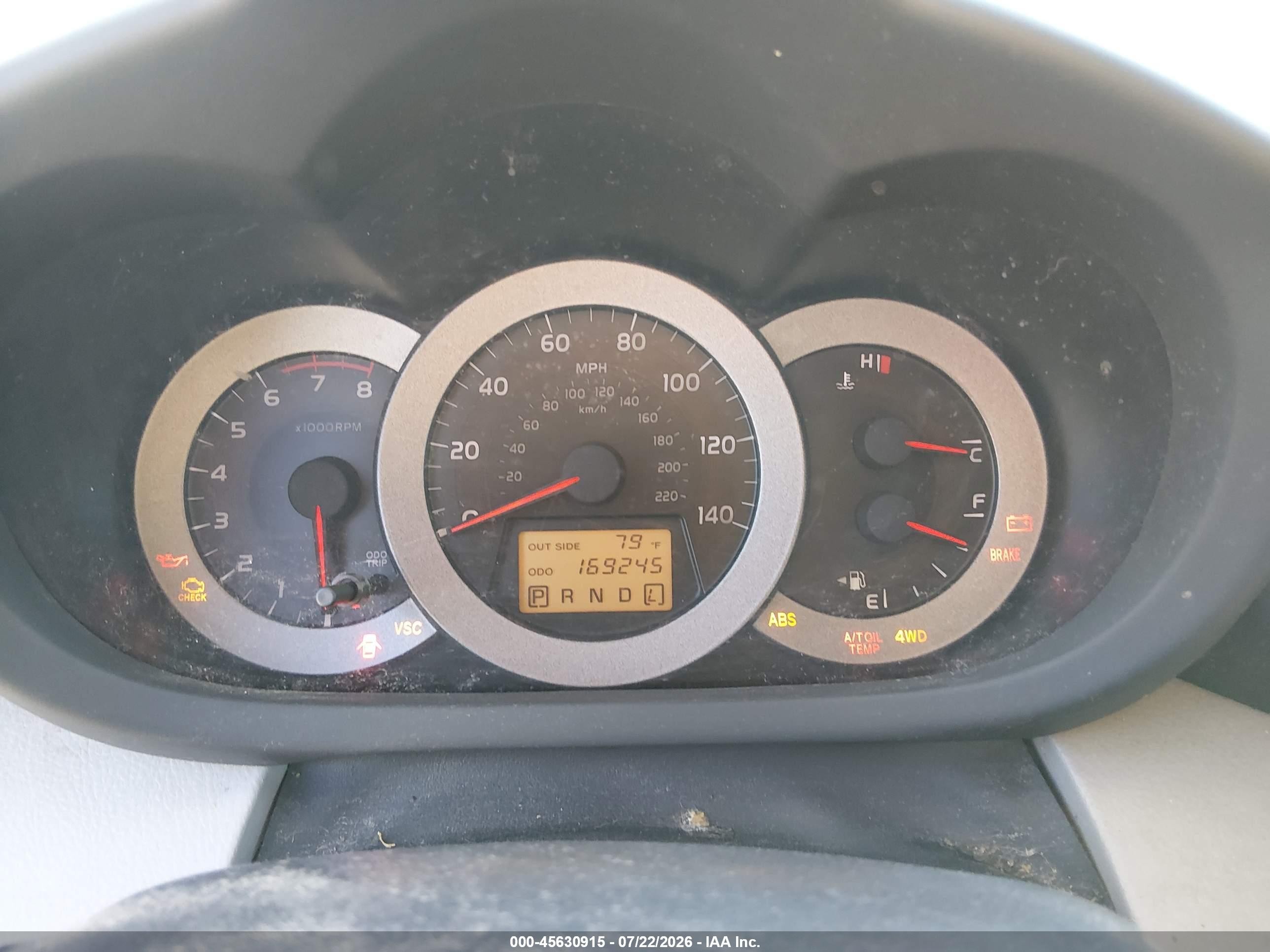 2007 Toyota Rav4   Gray vin: JTMBD33V876050318