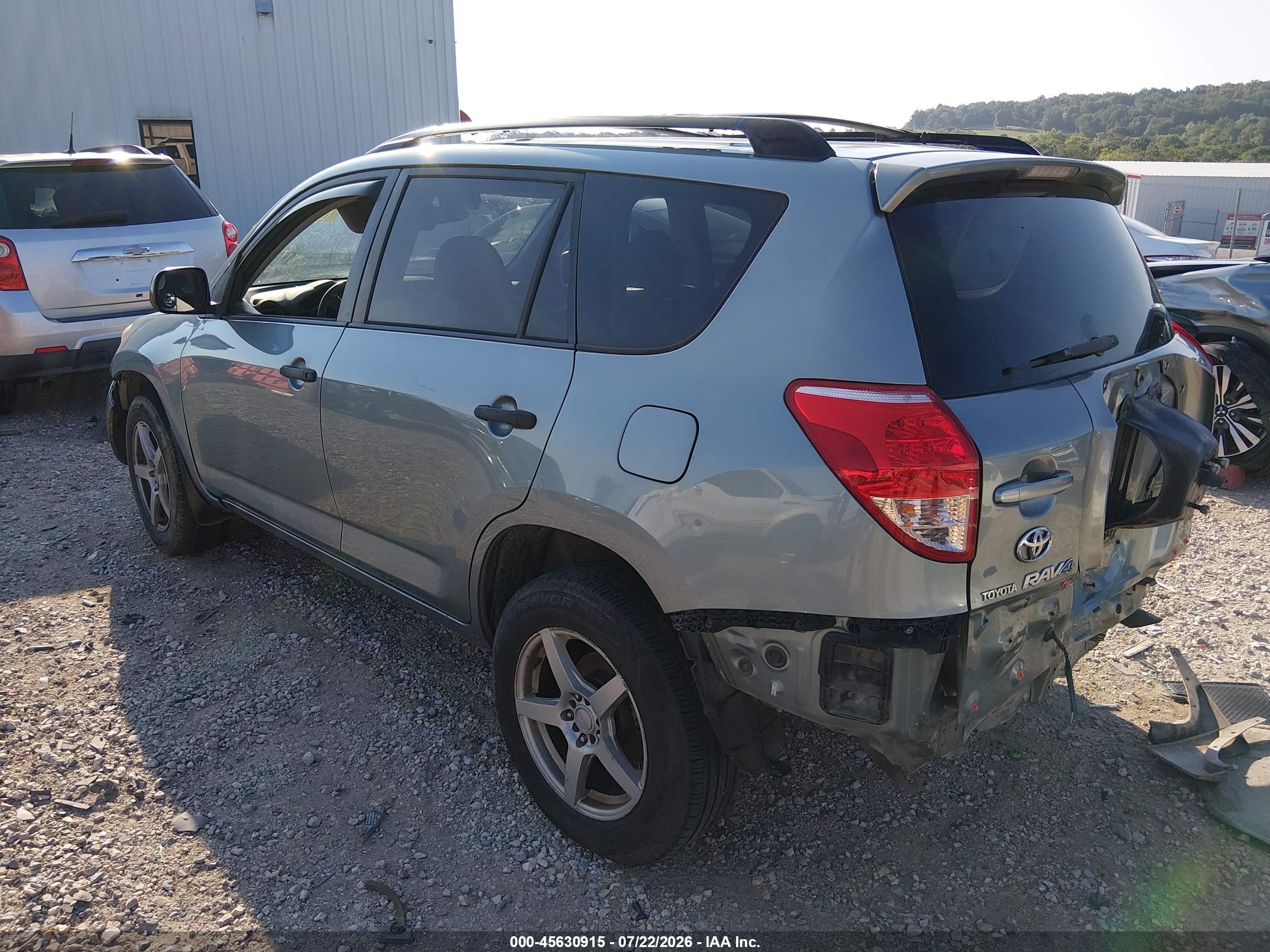 2007 Toyota Rav4   Gray vin: JTMBD33V876050318