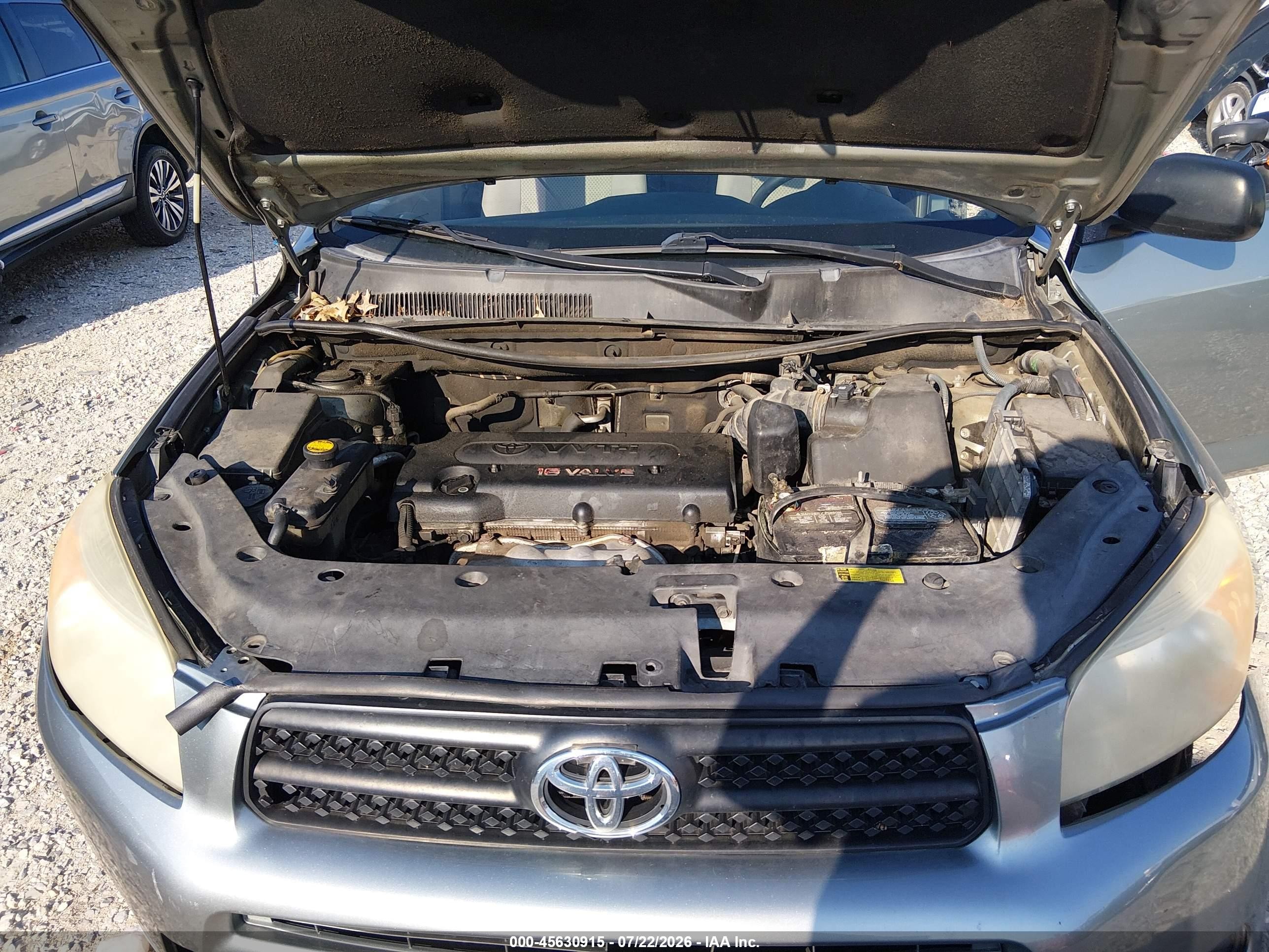 2007 Toyota Rav4   Gray vin: JTMBD33V876050318