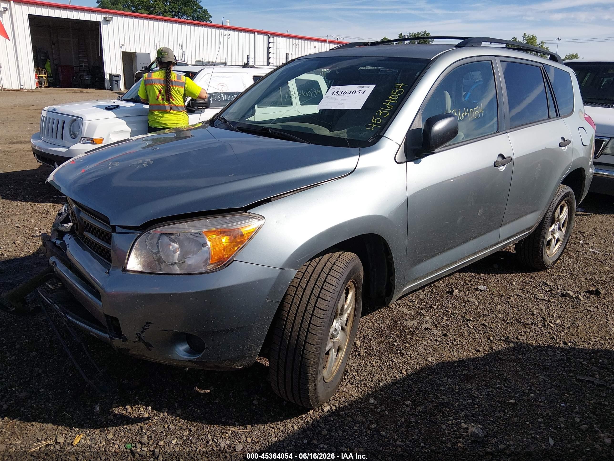 2008 Toyota Rav4   Light Blue vin: JTMBD33V885126580