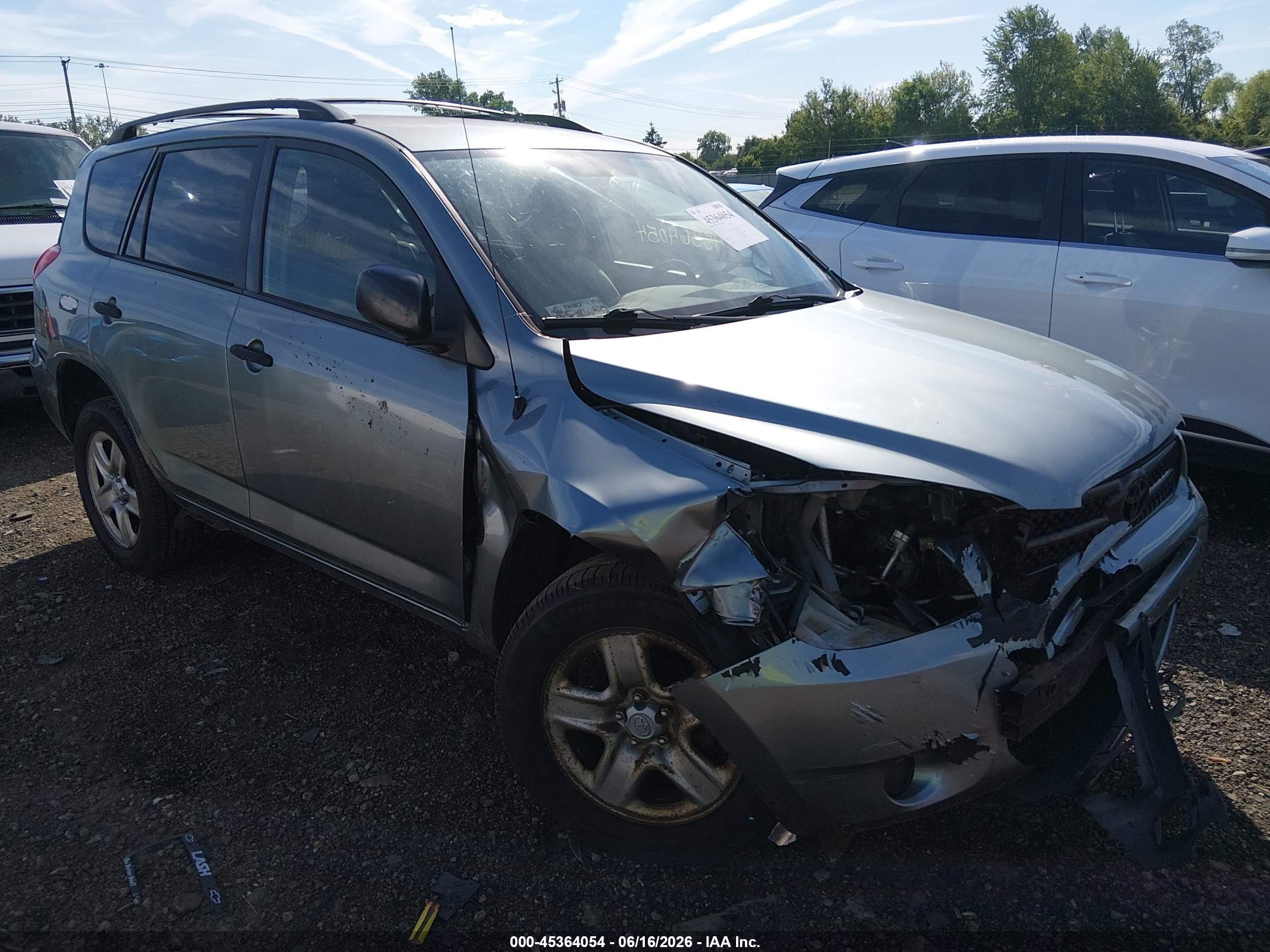 2008 Toyota Rav4   Light Blue vin: JTMBD33V885126580