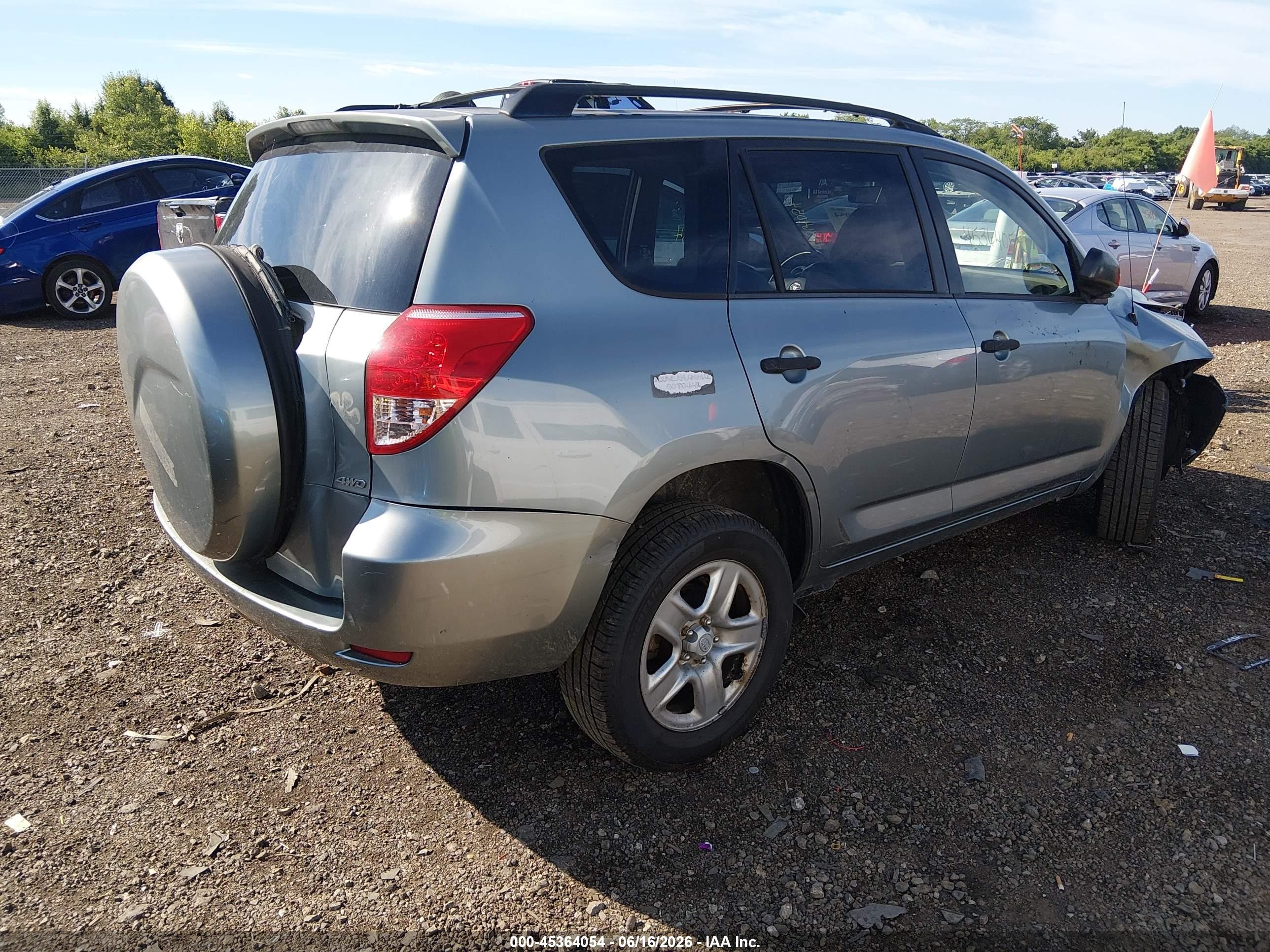 2008 Toyota Rav4   Light Blue vin: JTMBD33V885126580