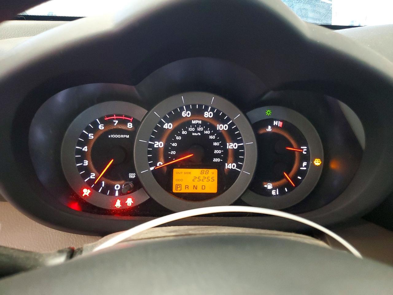 2008 Toyota Rav4 Base Red vin: JTMBD33V885159983