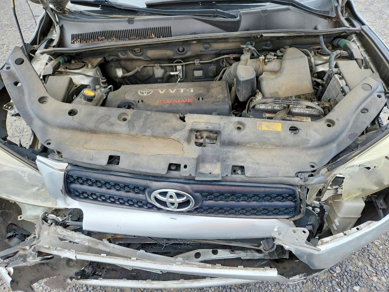 2008 Toyota Rav4 Base Silver vin: JTMBD33V885162981