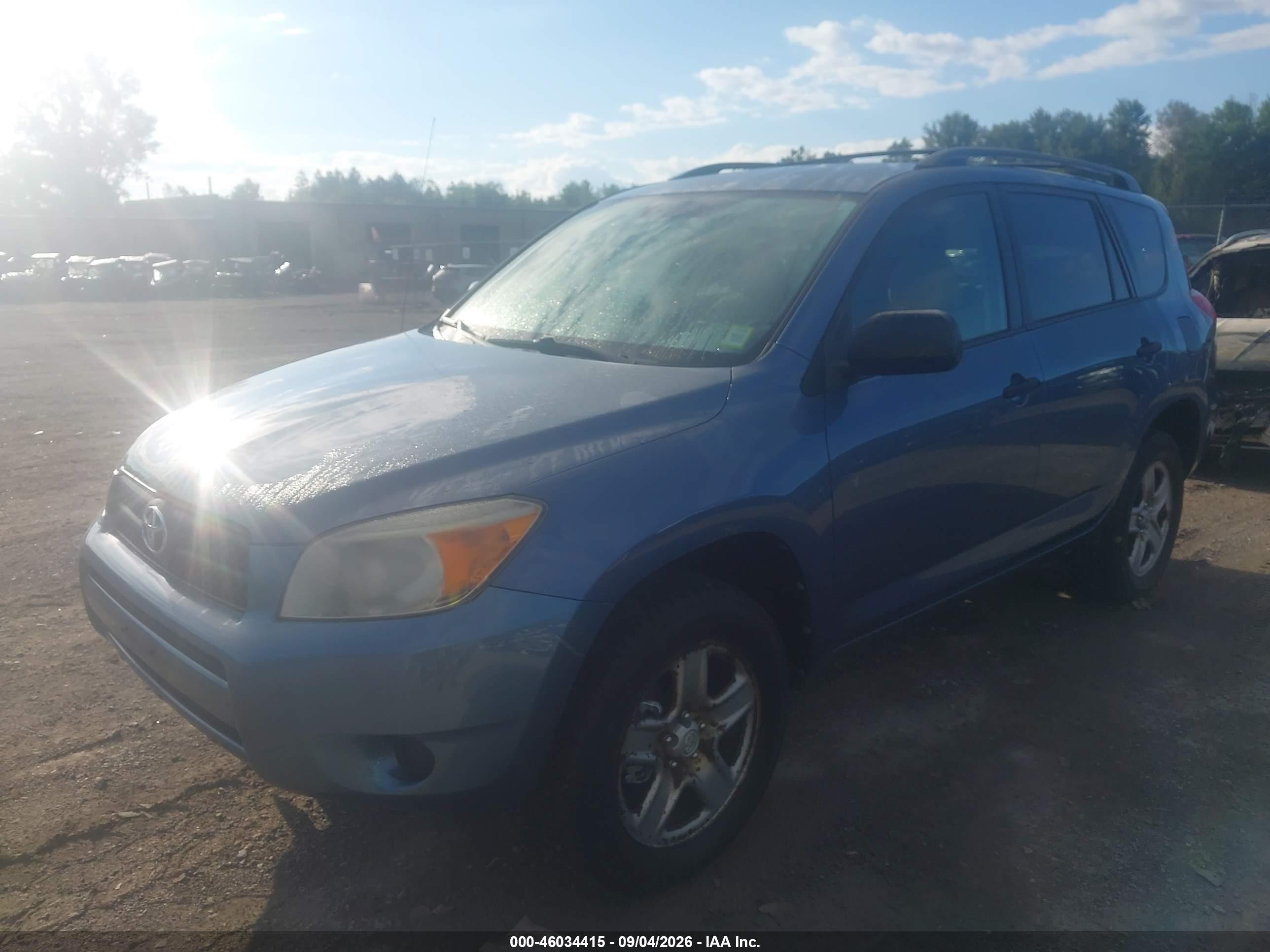 2008 Toyota Rav4   Blue vin: JTMBD33V885163631