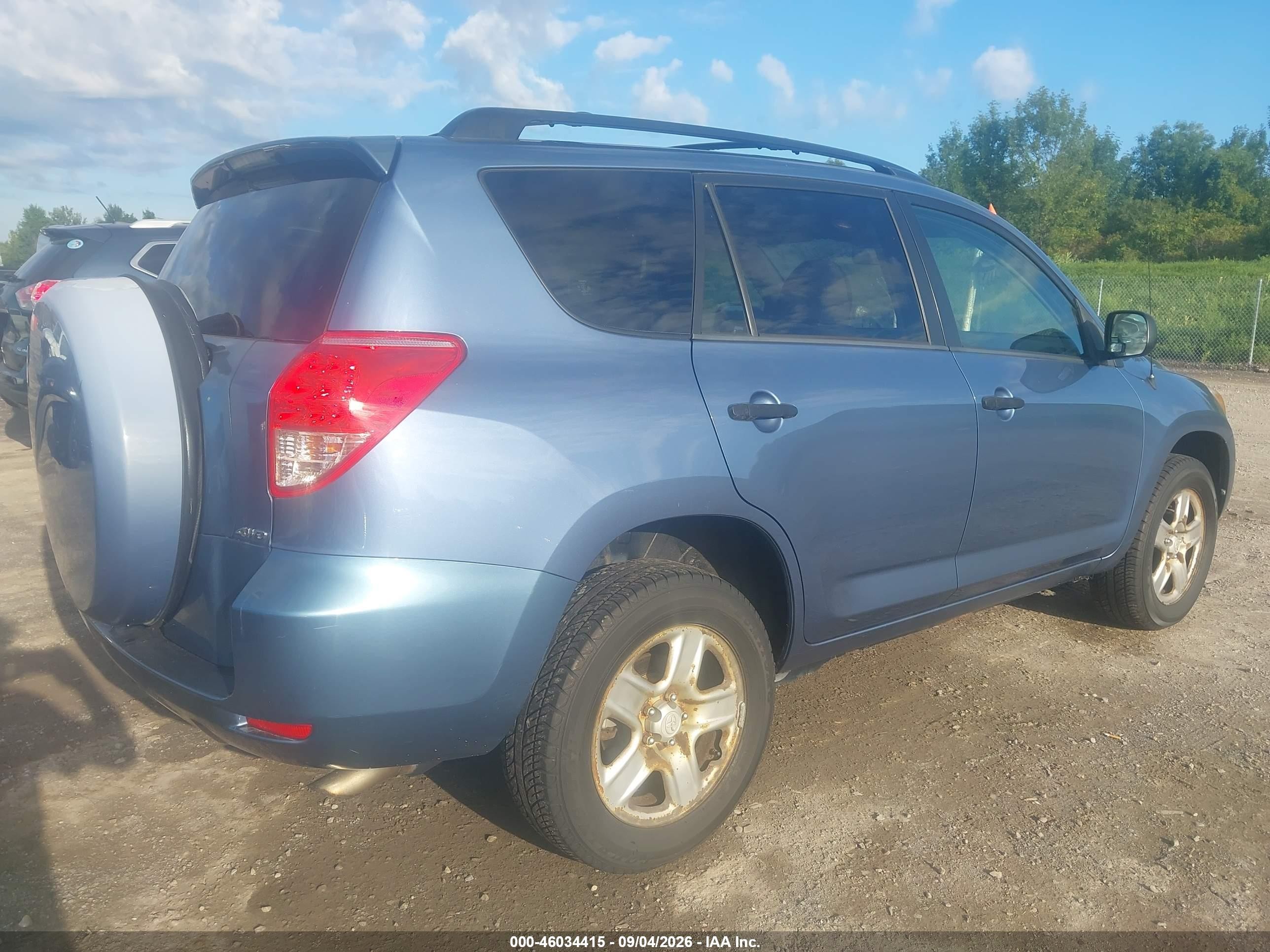 2008 Toyota Rav4   Blue vin: JTMBD33V885163631