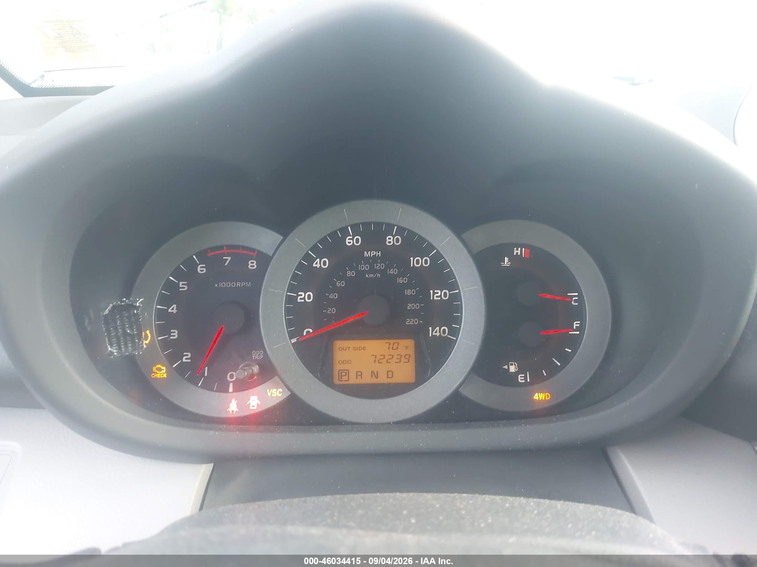 2008 Toyota Rav4   Blue vin: JTMBD33V885163631