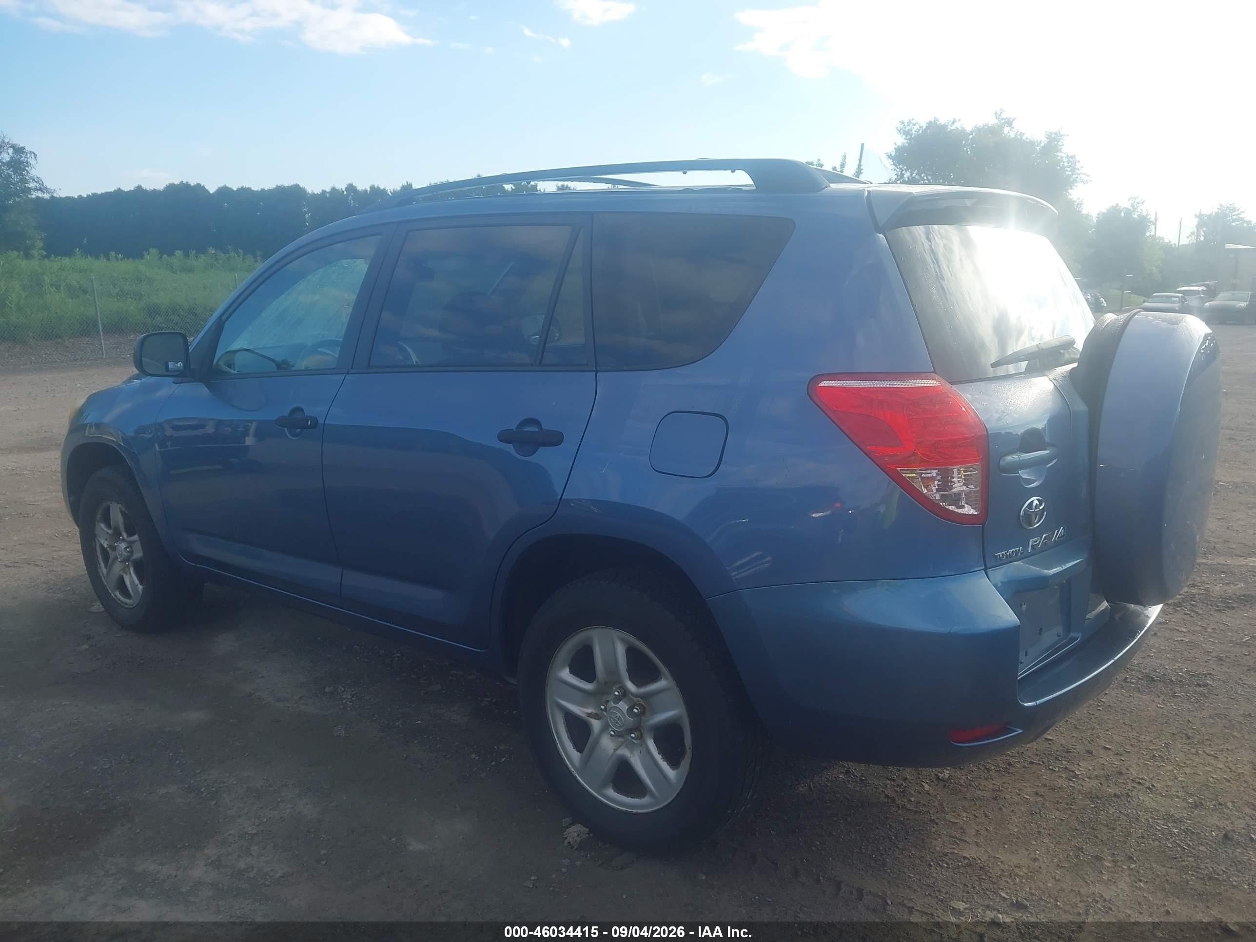 2008 Toyota Rav4   Blue vin: JTMBD33V885163631
