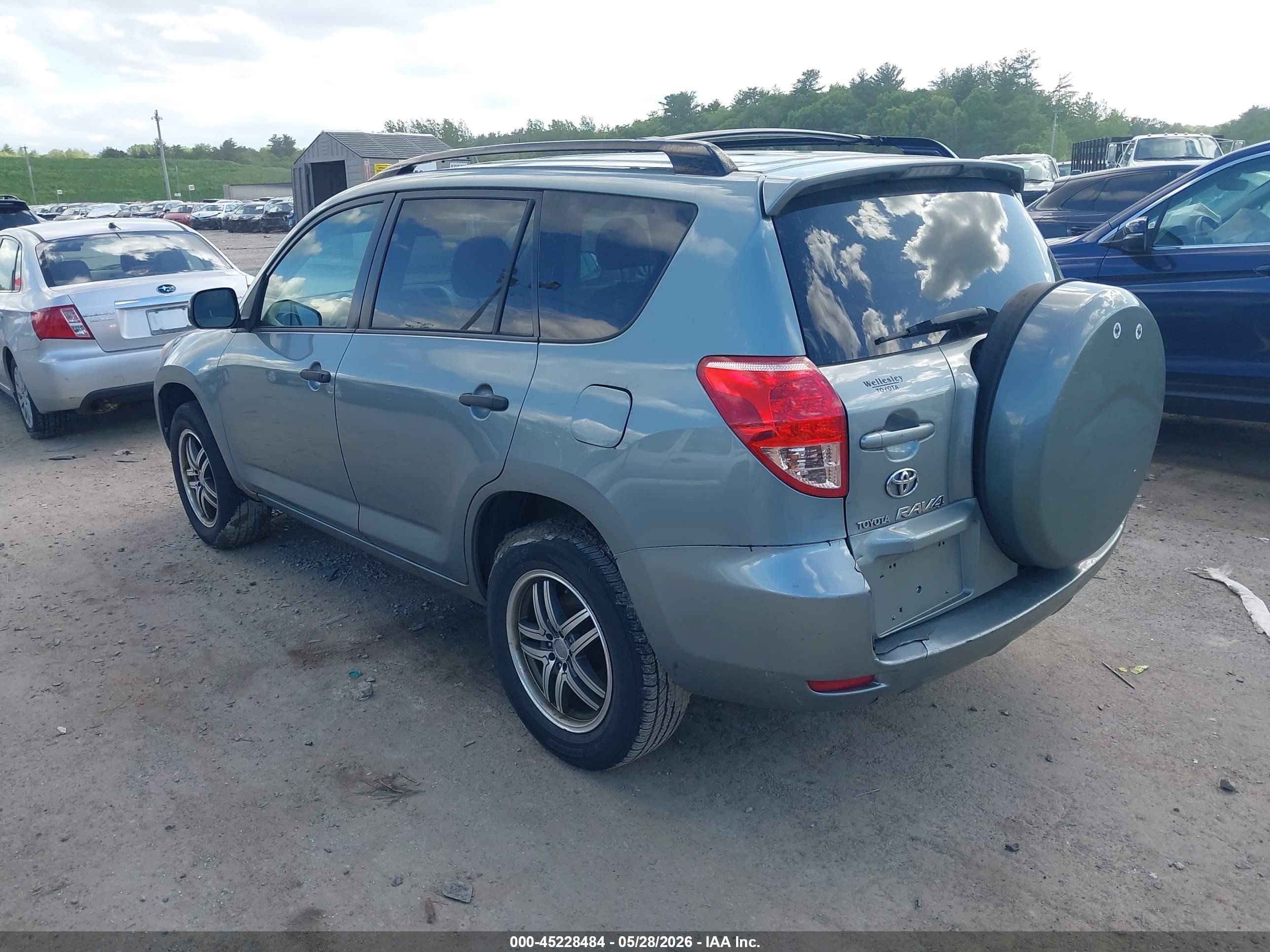 2008 Toyota Rav4   Green vin: JTMBD33V886078962
