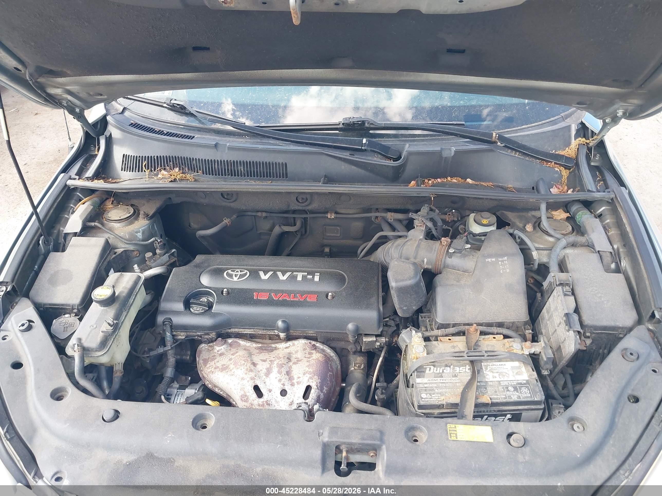 2008 Toyota Rav4   Green vin: JTMBD33V886078962