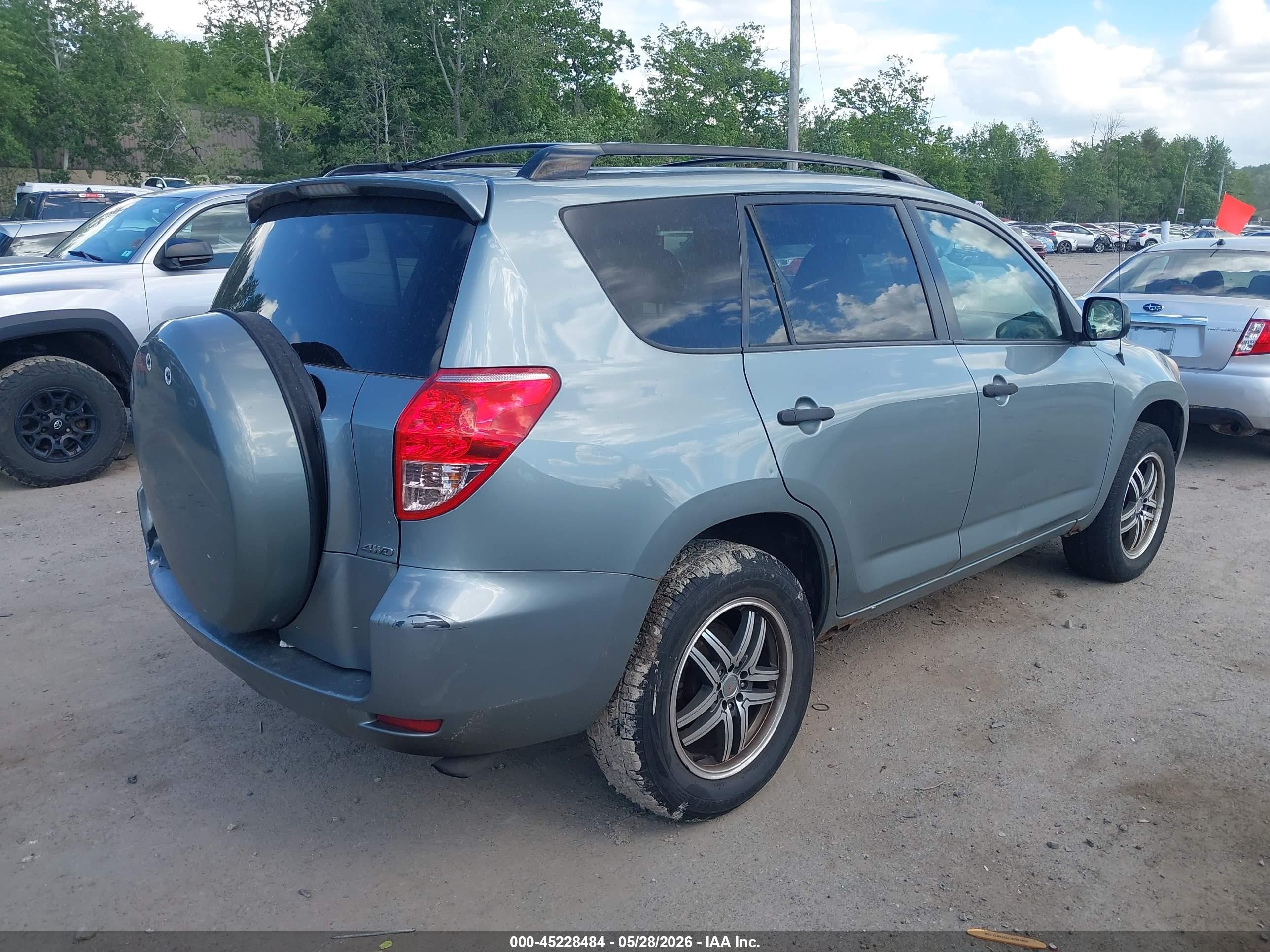 2008 Toyota Rav4   Green vin: JTMBD33V886078962