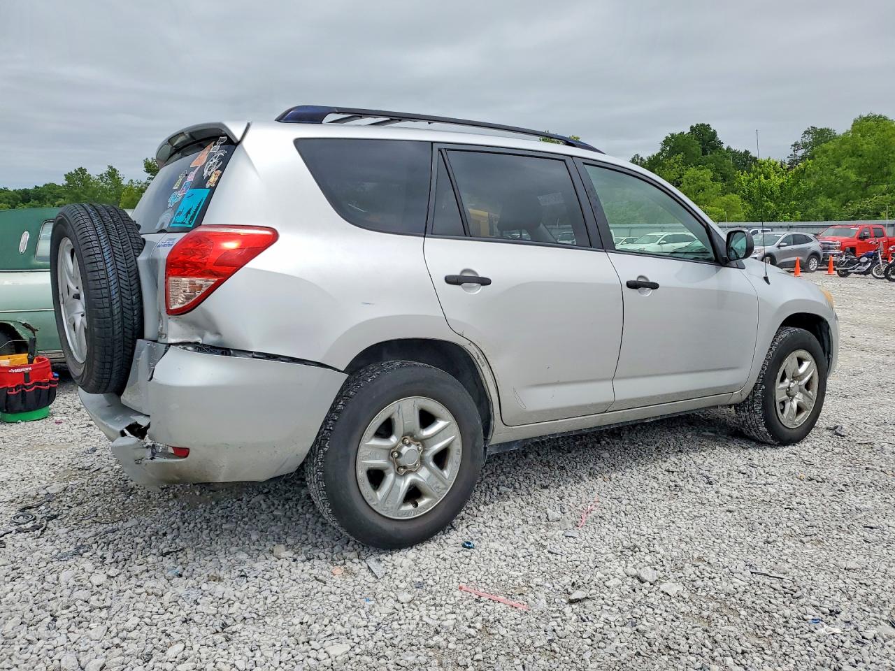 2008 Toyota Rav4 Base Silver vin: JTMBD33V886078976