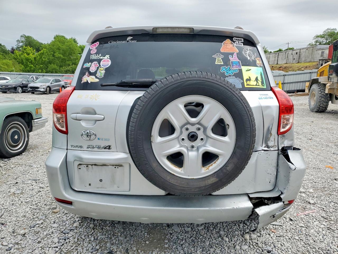 2008 Toyota Rav4 Base Silver vin: JTMBD33V886078976
