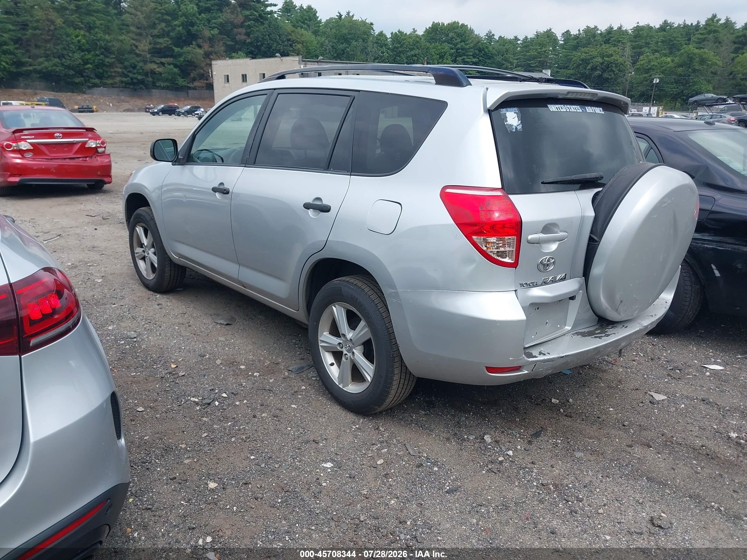 2008 Toyota Rav4 Серебряный vin: JTMBD33V886089508