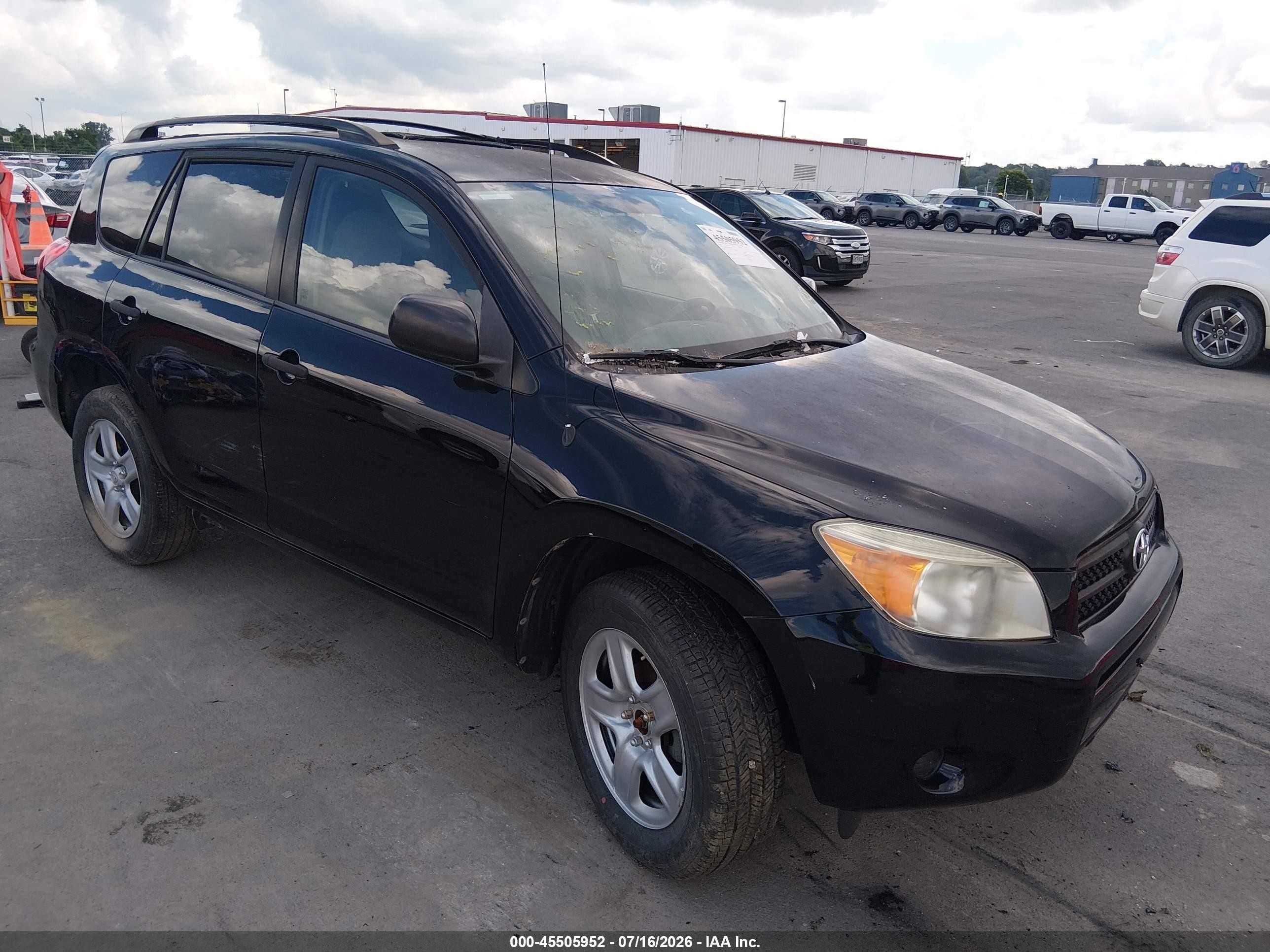 2008 Toyota Rav4   Black vin: JTMBD33V886089606