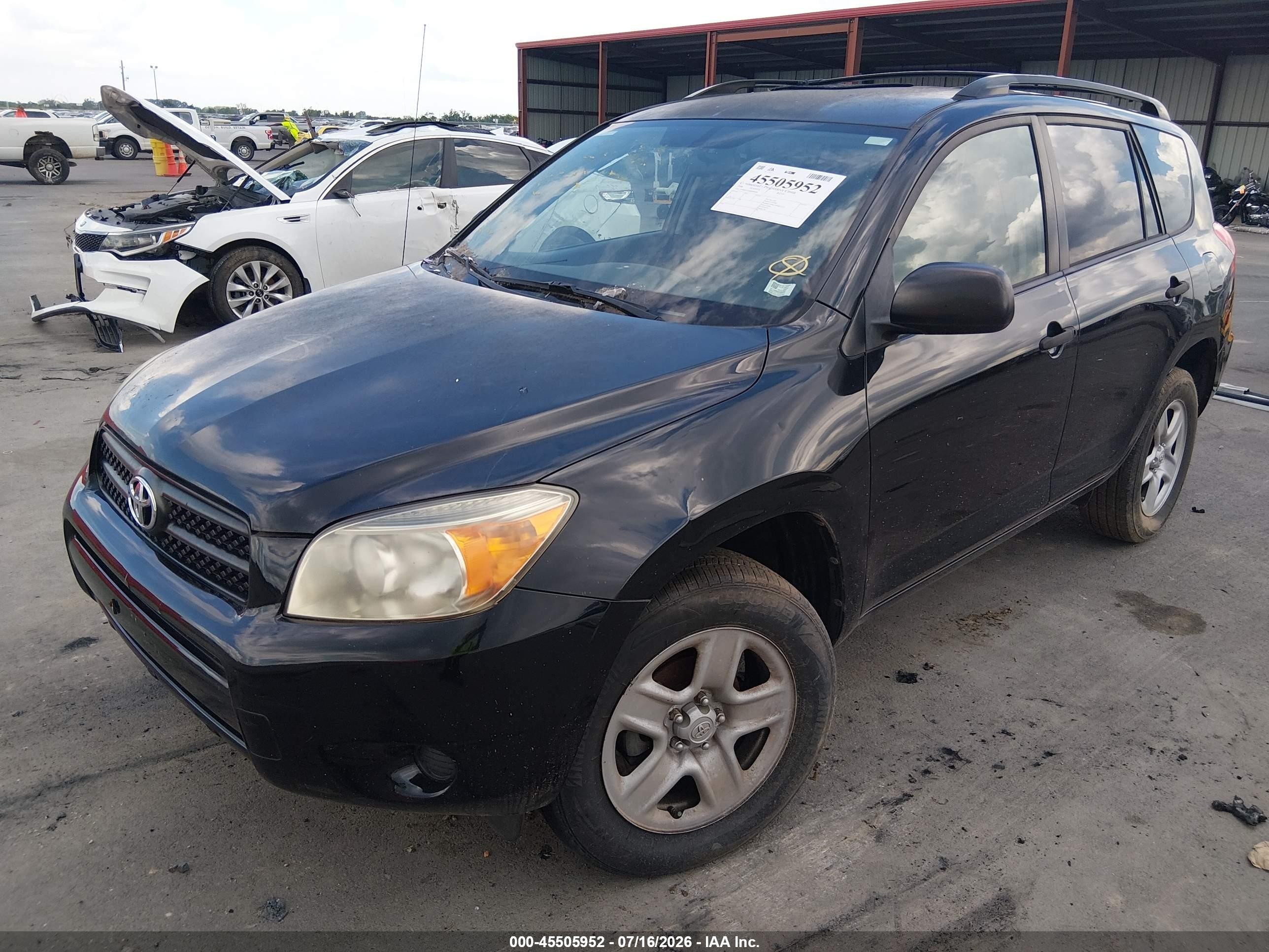 2008 Toyota Rav4   Black vin: JTMBD33V886089606