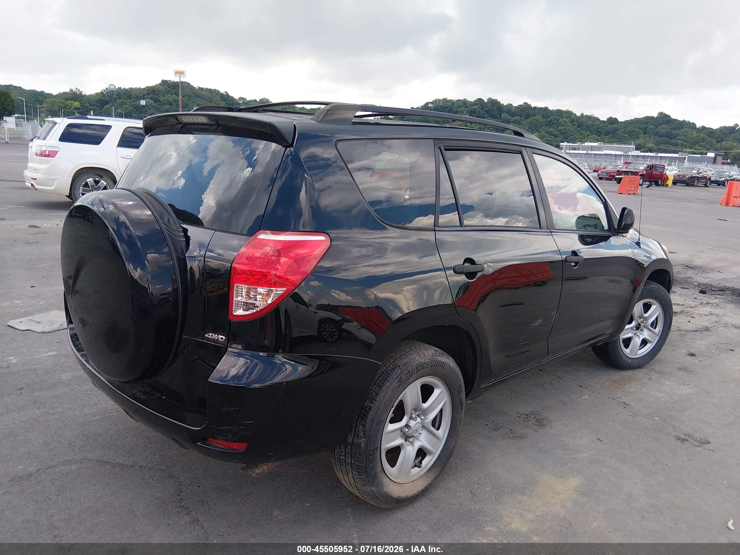 2008 Toyota Rav4   Black vin: JTMBD33V886089606