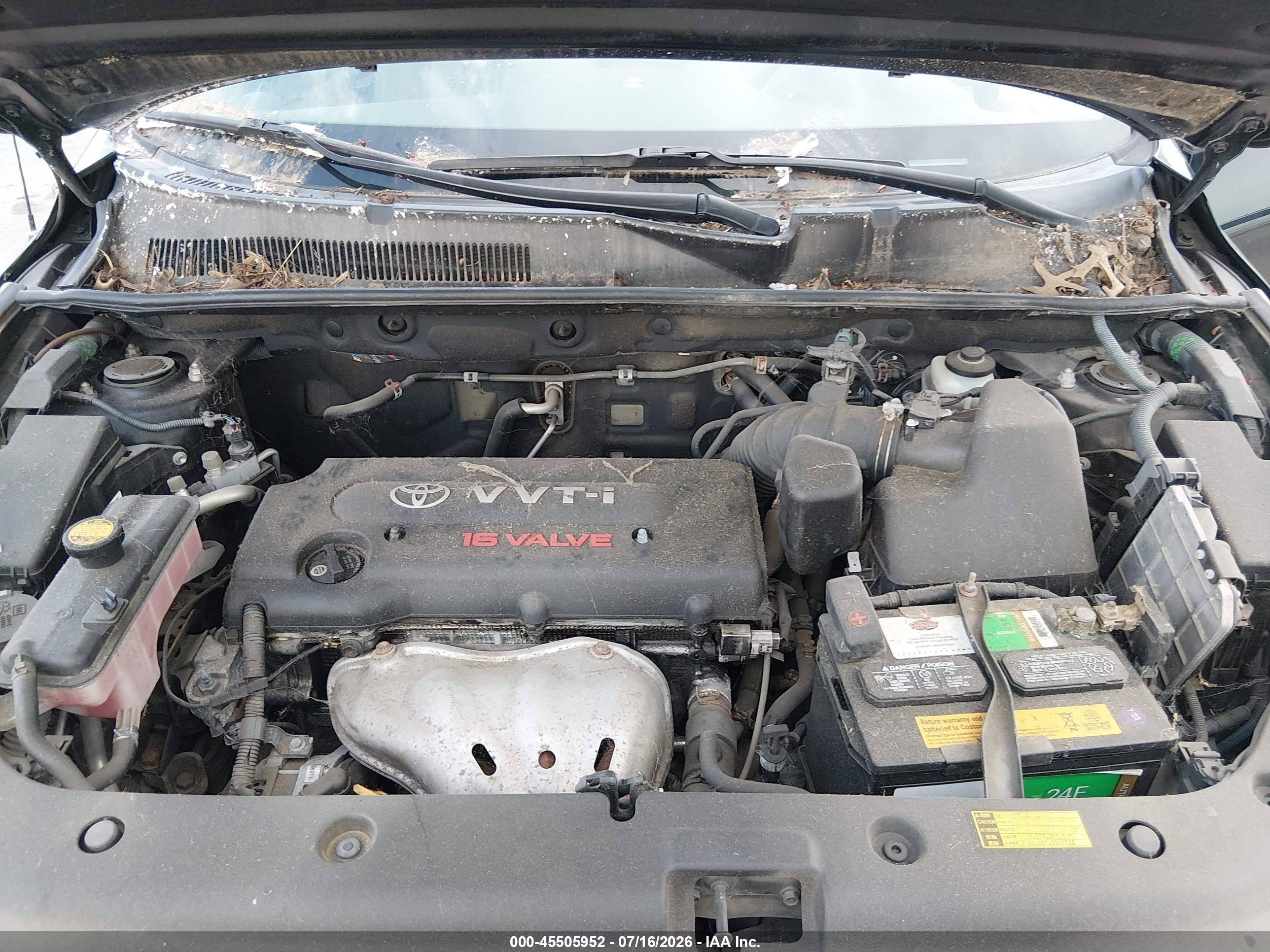 2008 Toyota Rav4   Black vin: JTMBD33V886089606