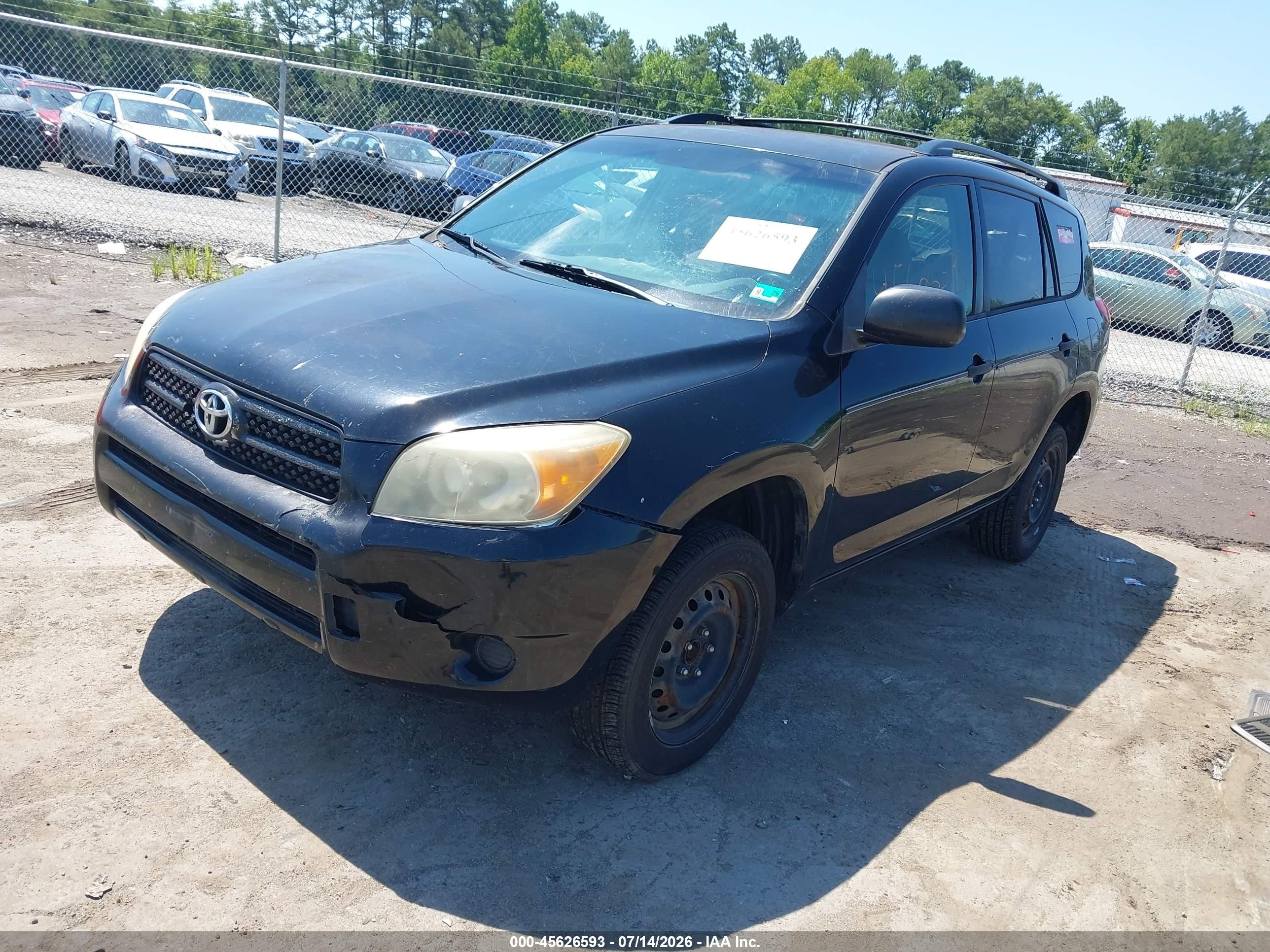 2006 Toyota Rav4   Black vin: JTMBD33V965011239