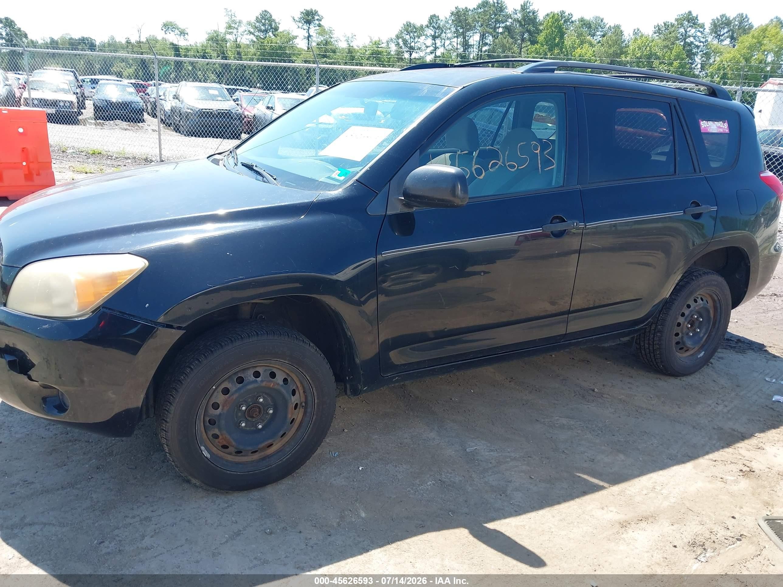 2006 Toyota Rav4   Black vin: JTMBD33V965011239