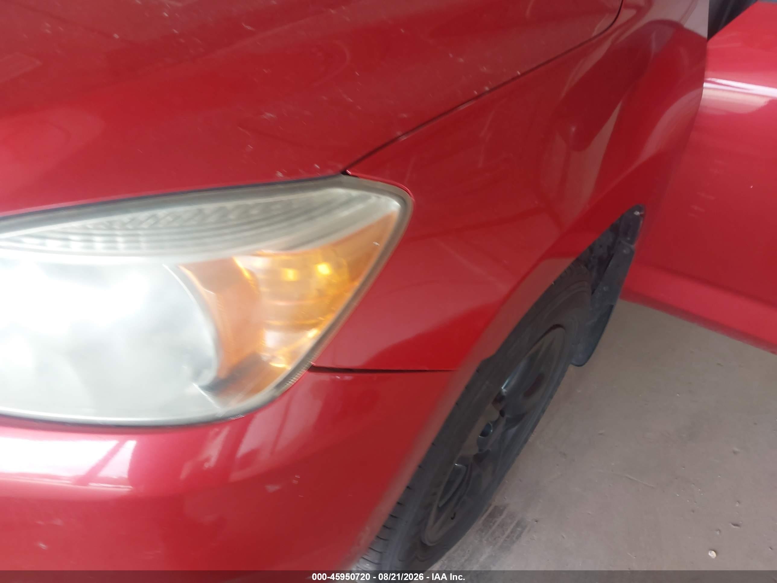 2006 Toyota Rav4   Red vin: JTMBD33V966003636