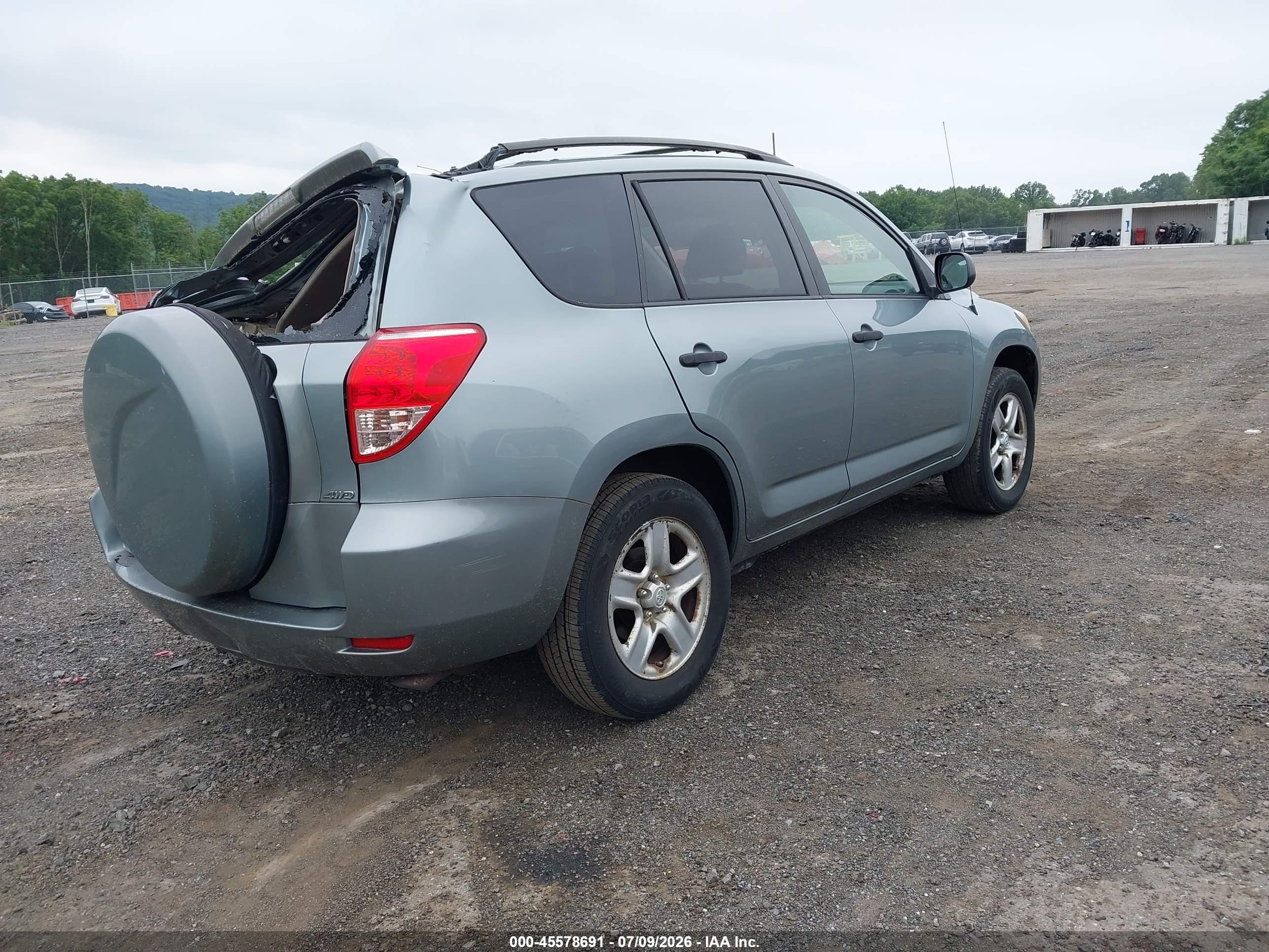 2007 Toyota Rav4   Green vin: JTMBD33V975112461