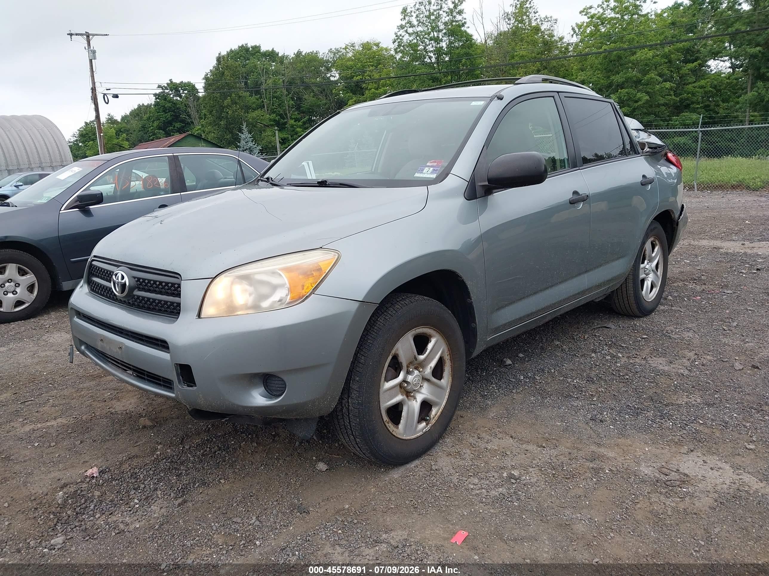 2007 Toyota Rav4   Green vin: JTMBD33V975112461