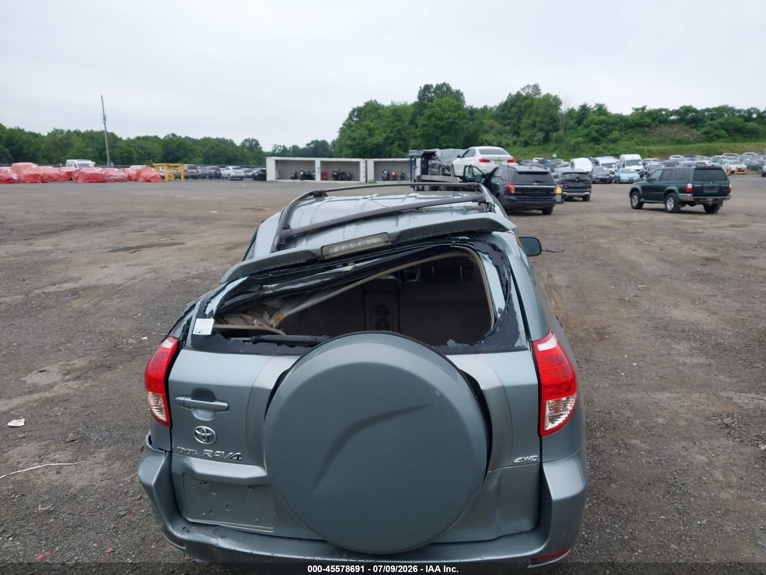 2007 Toyota Rav4   Green vin: JTMBD33V975112461