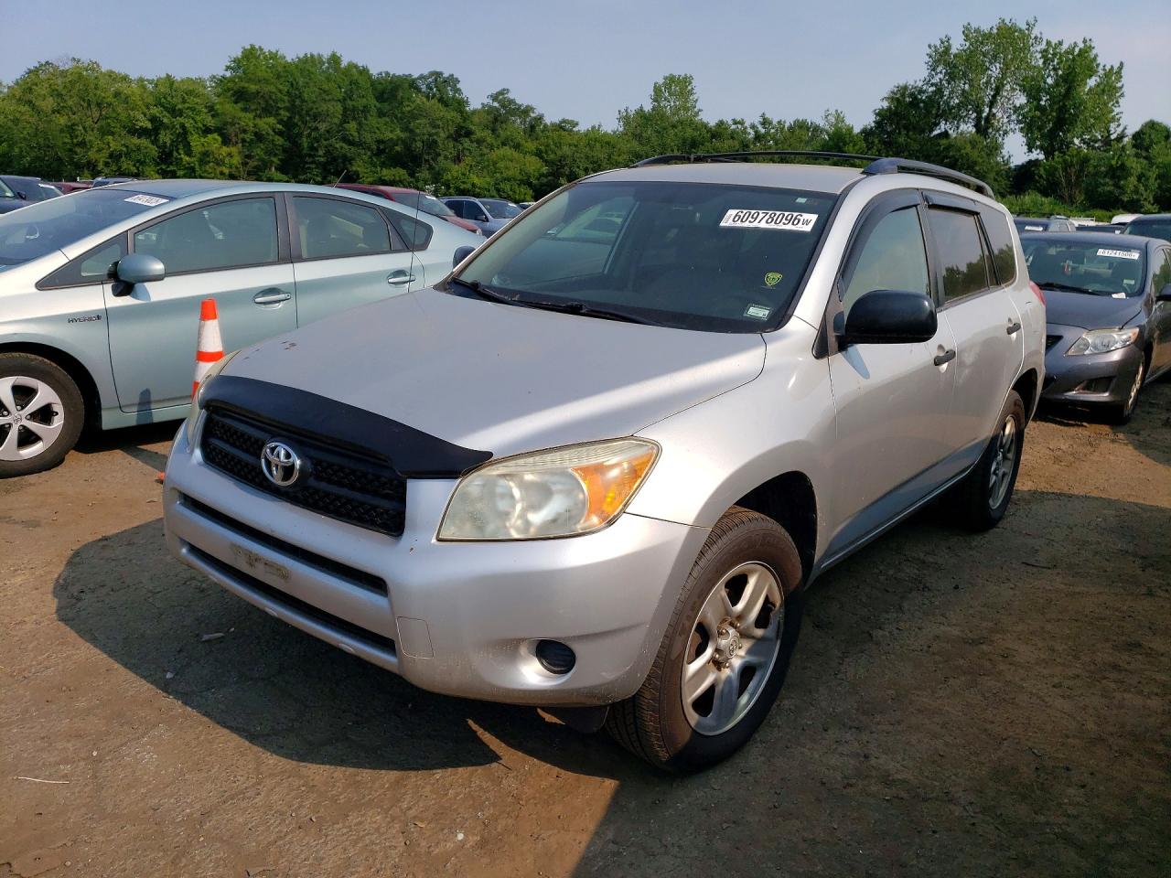 2007 Toyota Rav4 Base Silver vin: JTMBD33V976031194