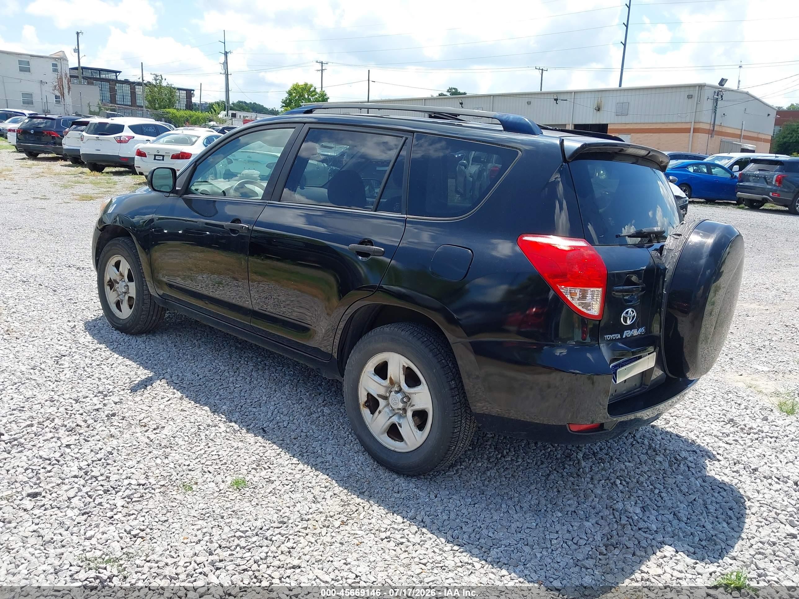 2007 Toyota Rav4   Black vin: JTMBD33V976031924