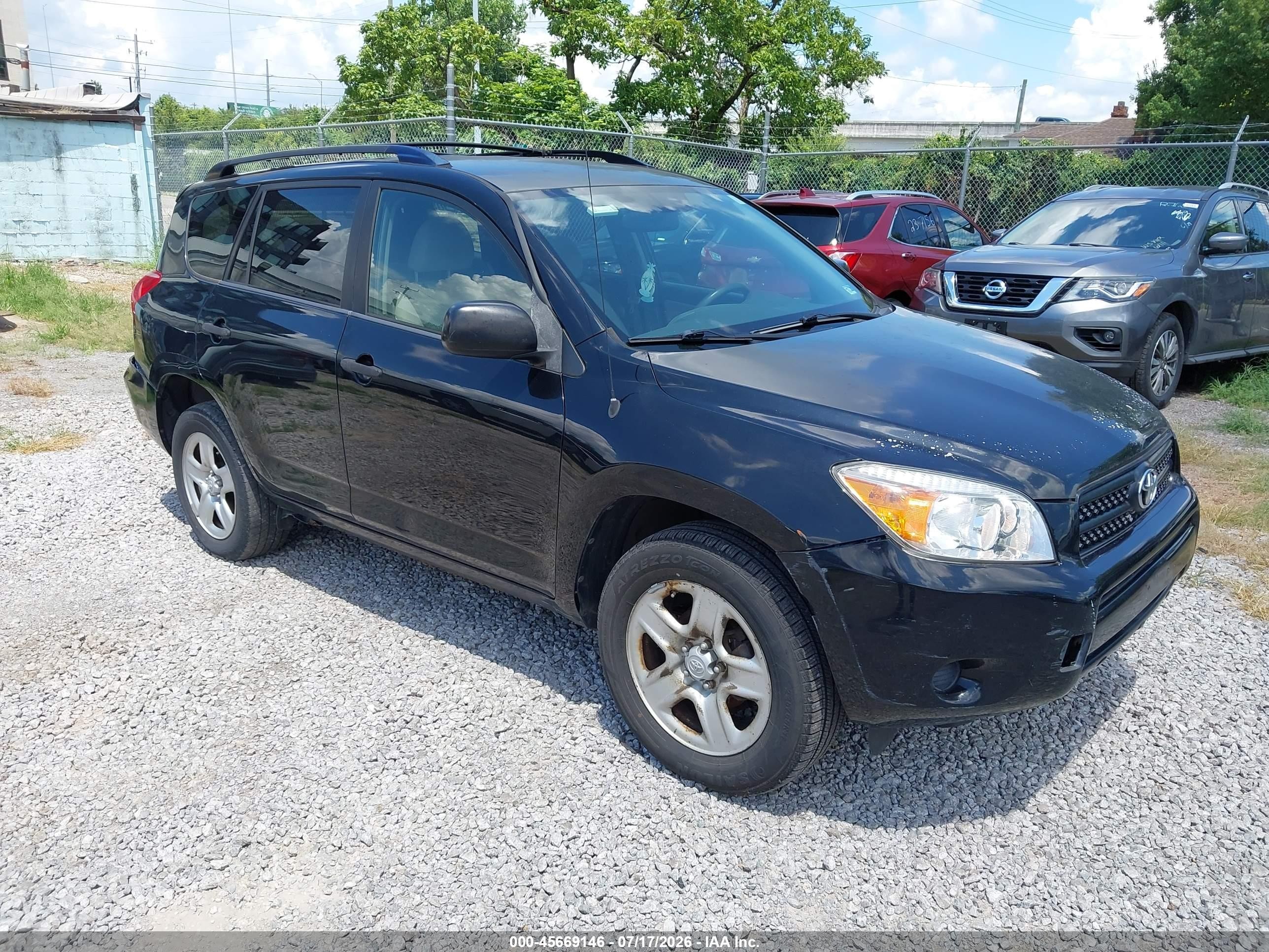 2007 Toyota Rav4   Black vin: JTMBD33V976031924