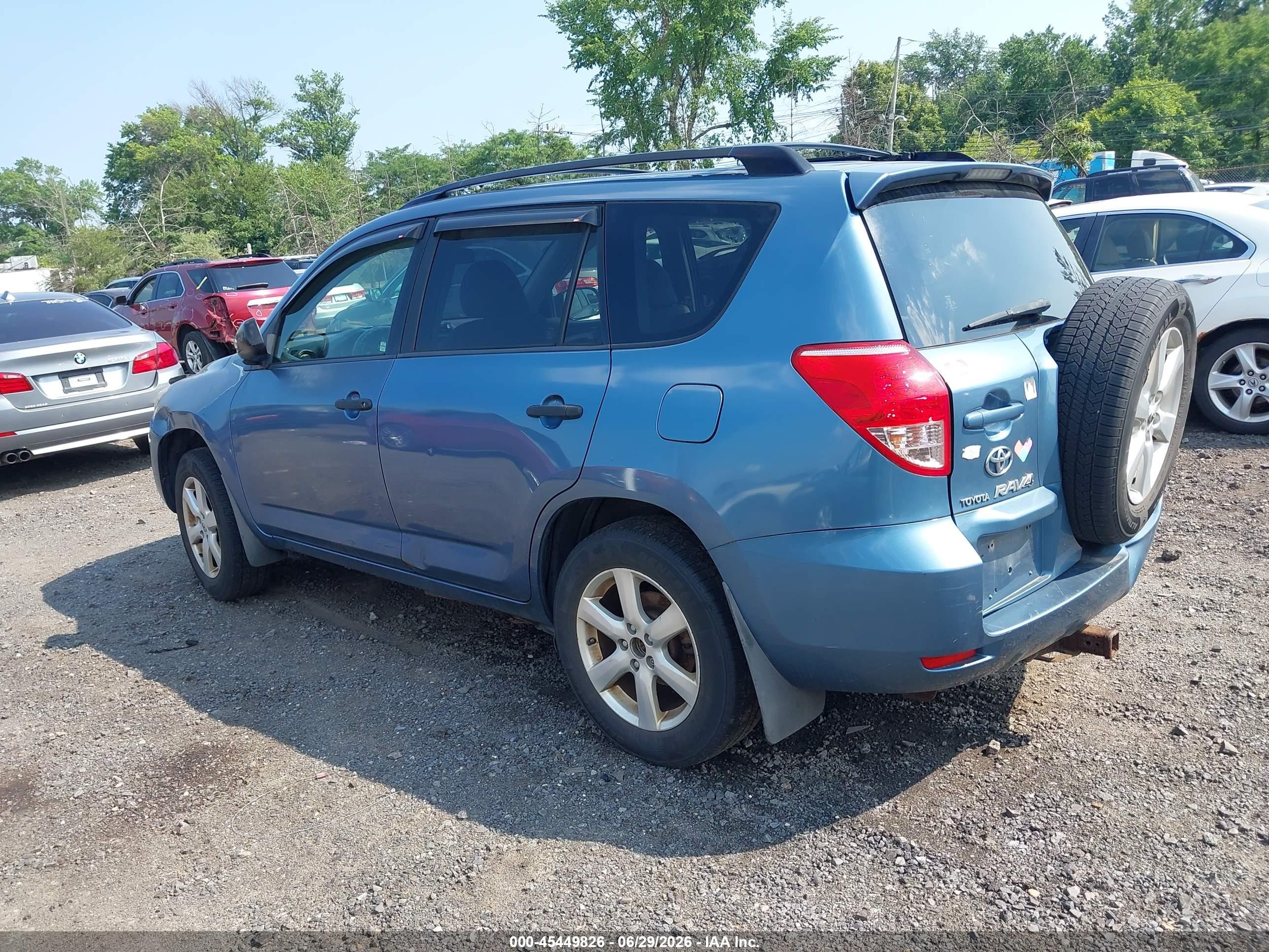 2007 Toyota Rav4   Light Blue vin: JTMBD33V976050635