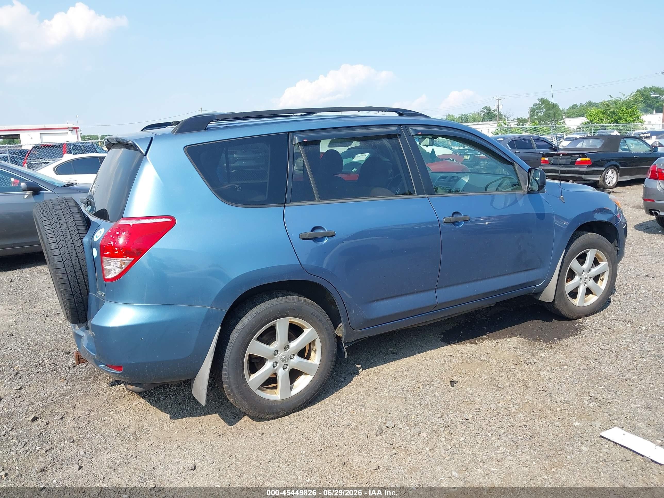 2007 Toyota Rav4   Light Blue vin: JTMBD33V976050635