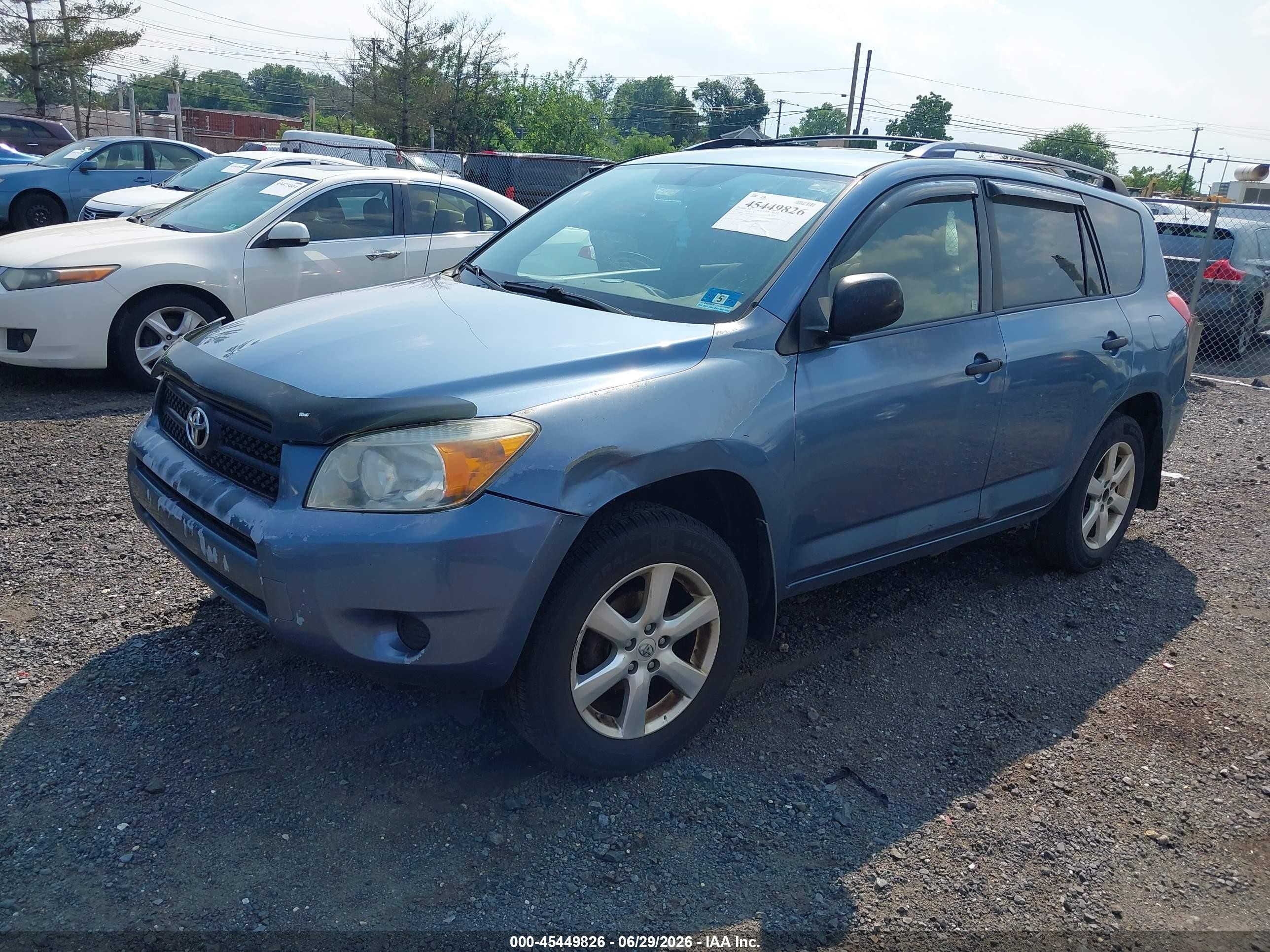 2007 Toyota Rav4   Light Blue vin: JTMBD33V976050635